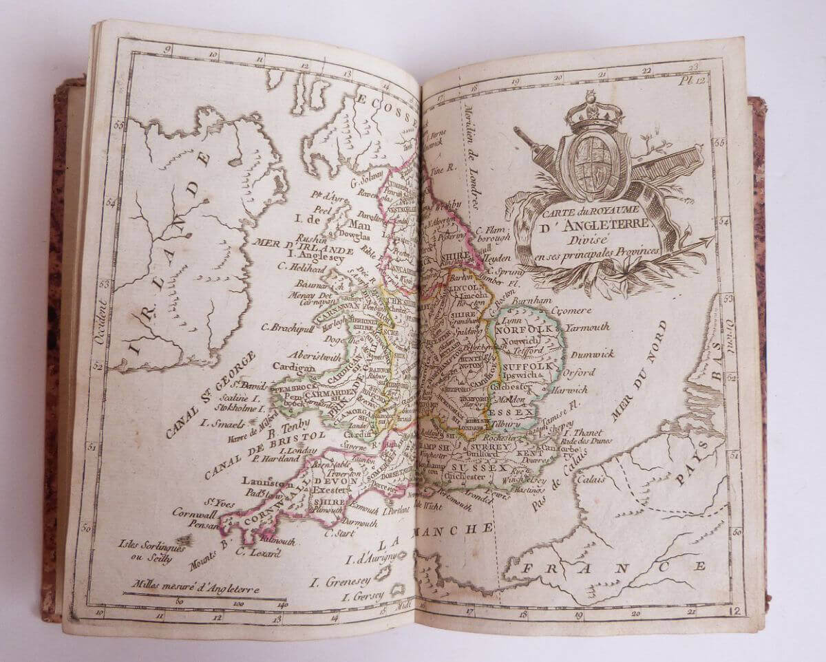 Atlas moderne portatif composé de vingt-huit cartes sur toutes les parties du globe terrestre