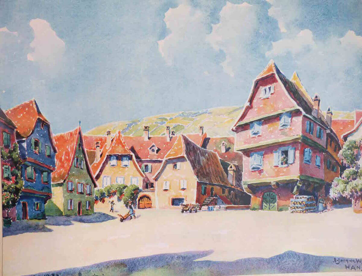 Au pied de la montagne Sainte-Odile