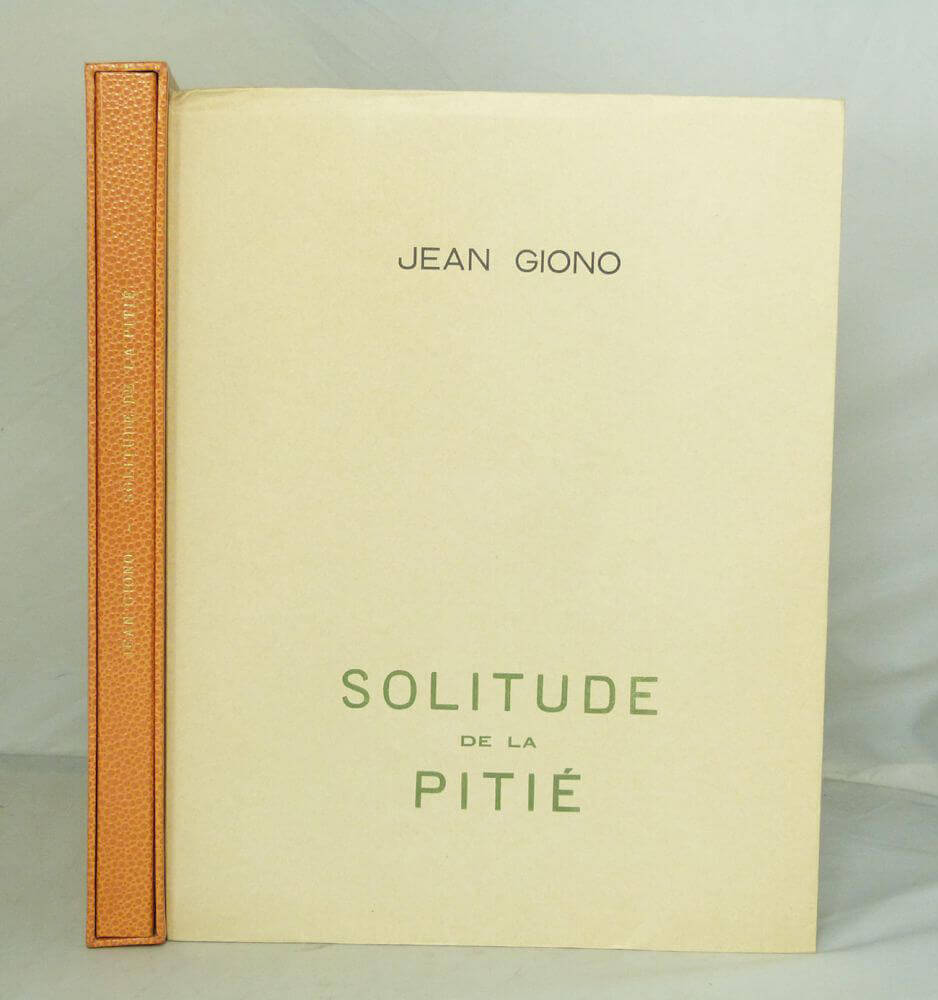 Solitude de la pitié Jean Giono