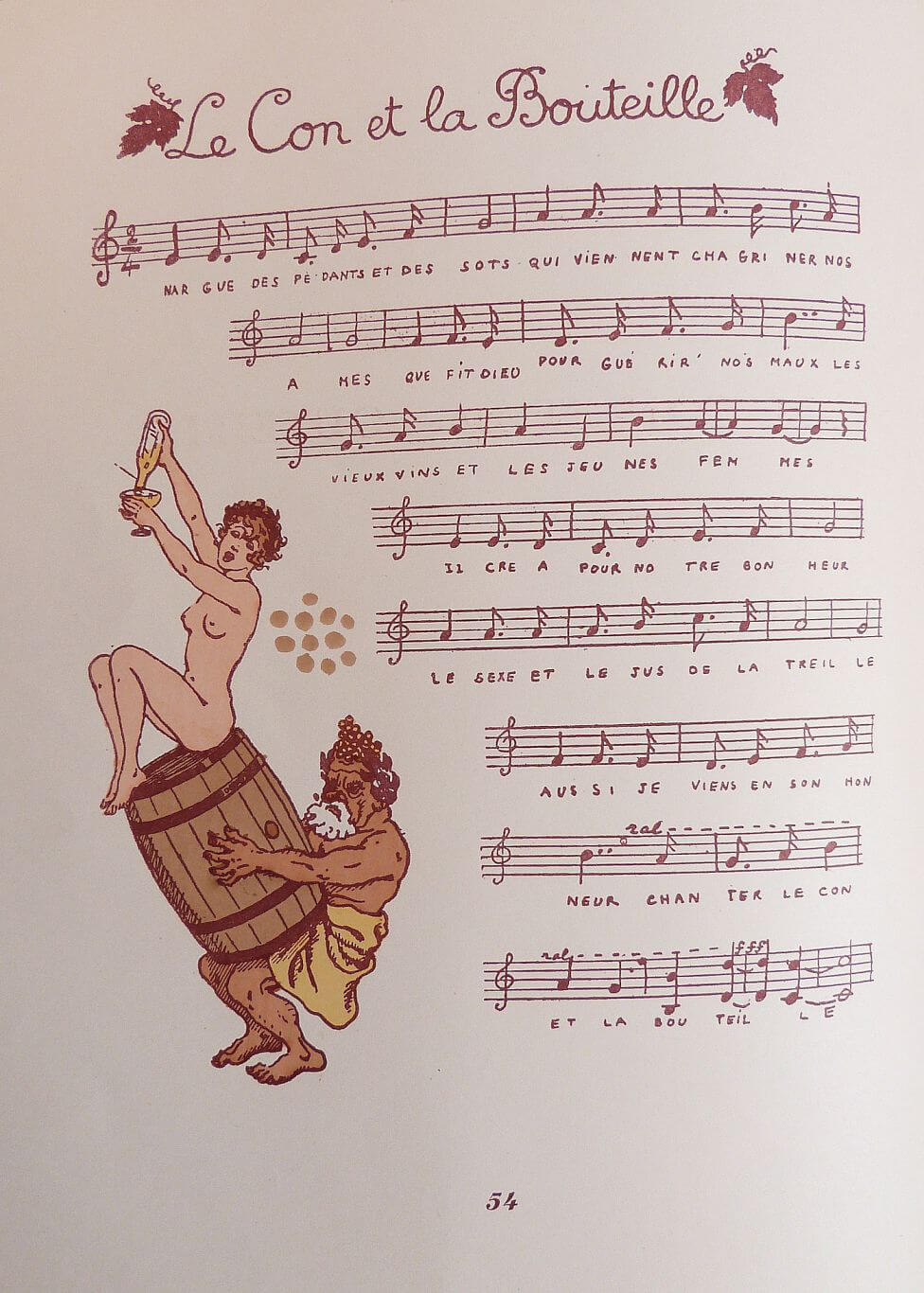 Chansons de salle de garde, de Montmartre au Quartier Latin