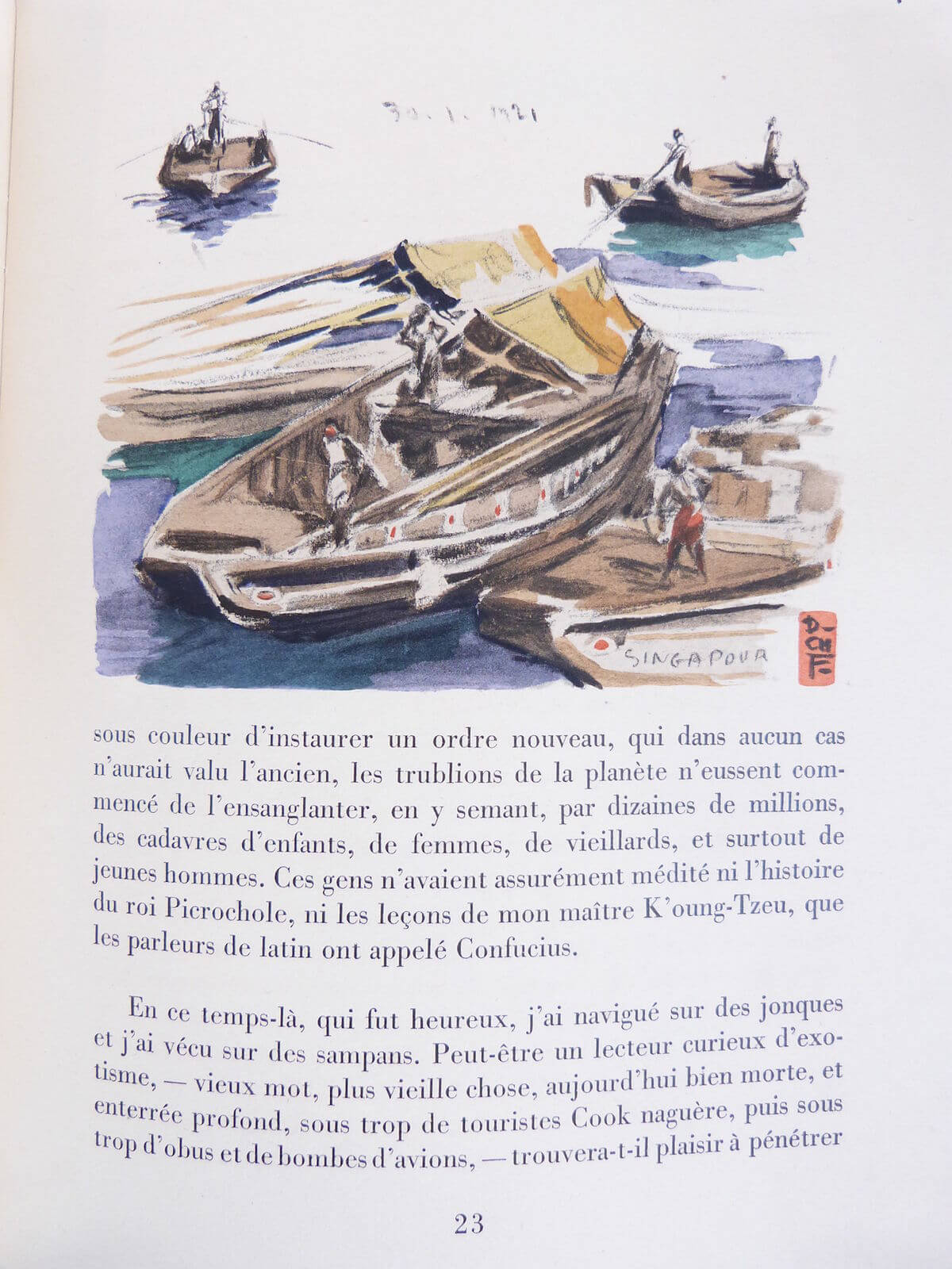 Jonques et Sampans