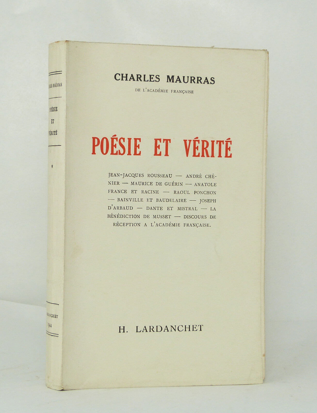 Poésie et vérité
