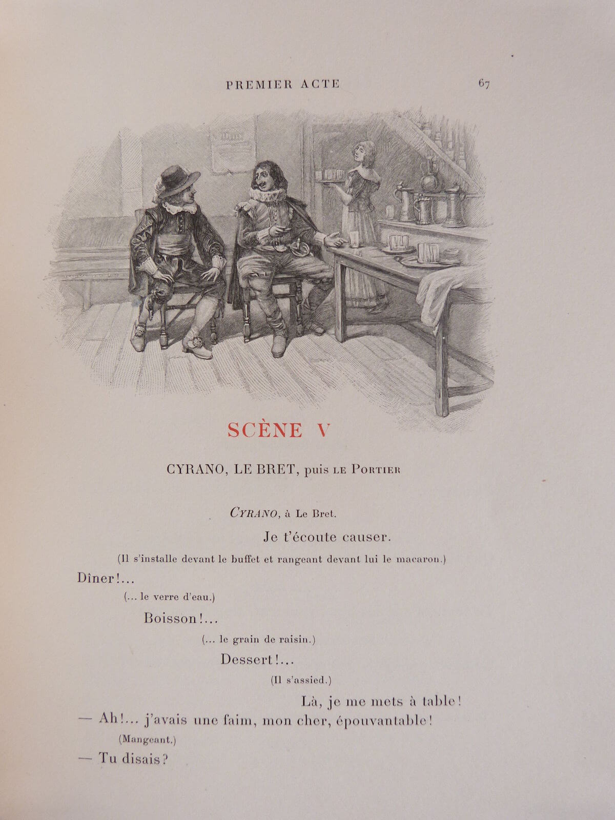 Cyrano de Bergerac. Drame en cinq actes.