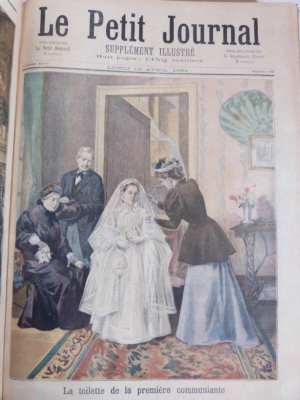 LE PETIT JOURNAL supplément illustré 1894. Du n° 216 au n° 267. 5ème année.
