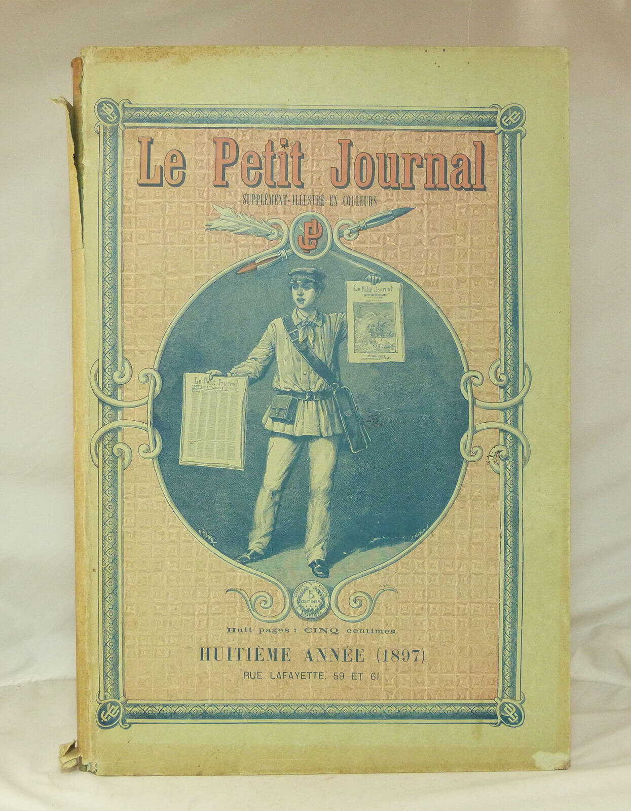LE PETIT JOURNAL supplément illustré 1897. Du n° 267 au n° 319. 8ème année. 