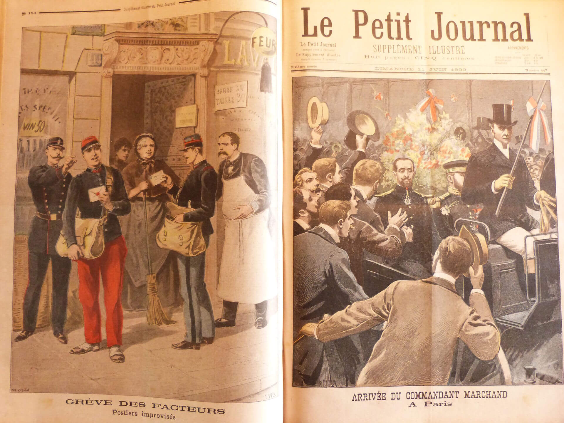 LE PETIT JOURNAL supplément illustré 1899. Du n° 424 au n° 476. 10ème année. 