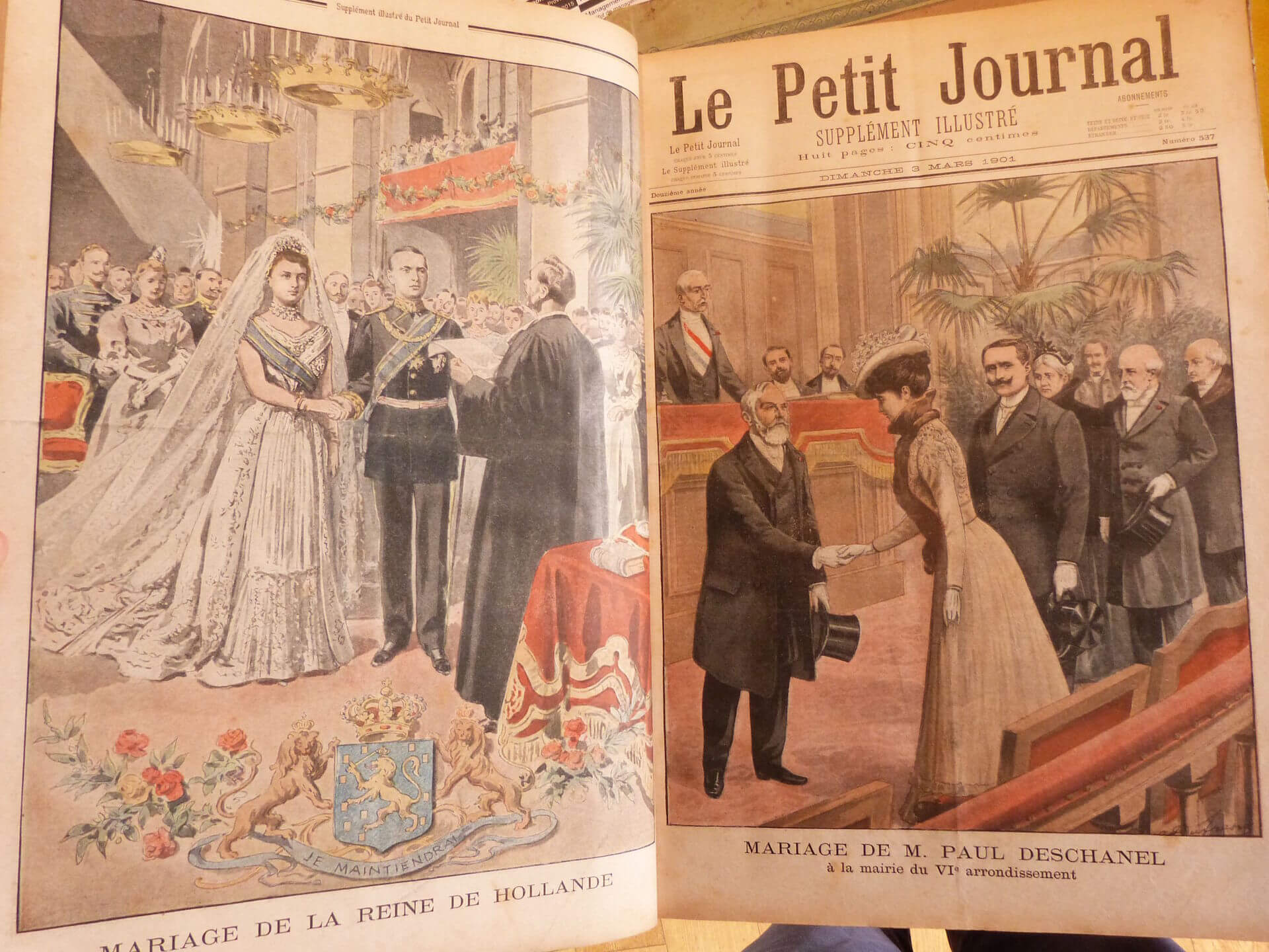LE PETIT JOURNAL supplément illustré 1901. Du n° 529 au n° 580. 12ème année.