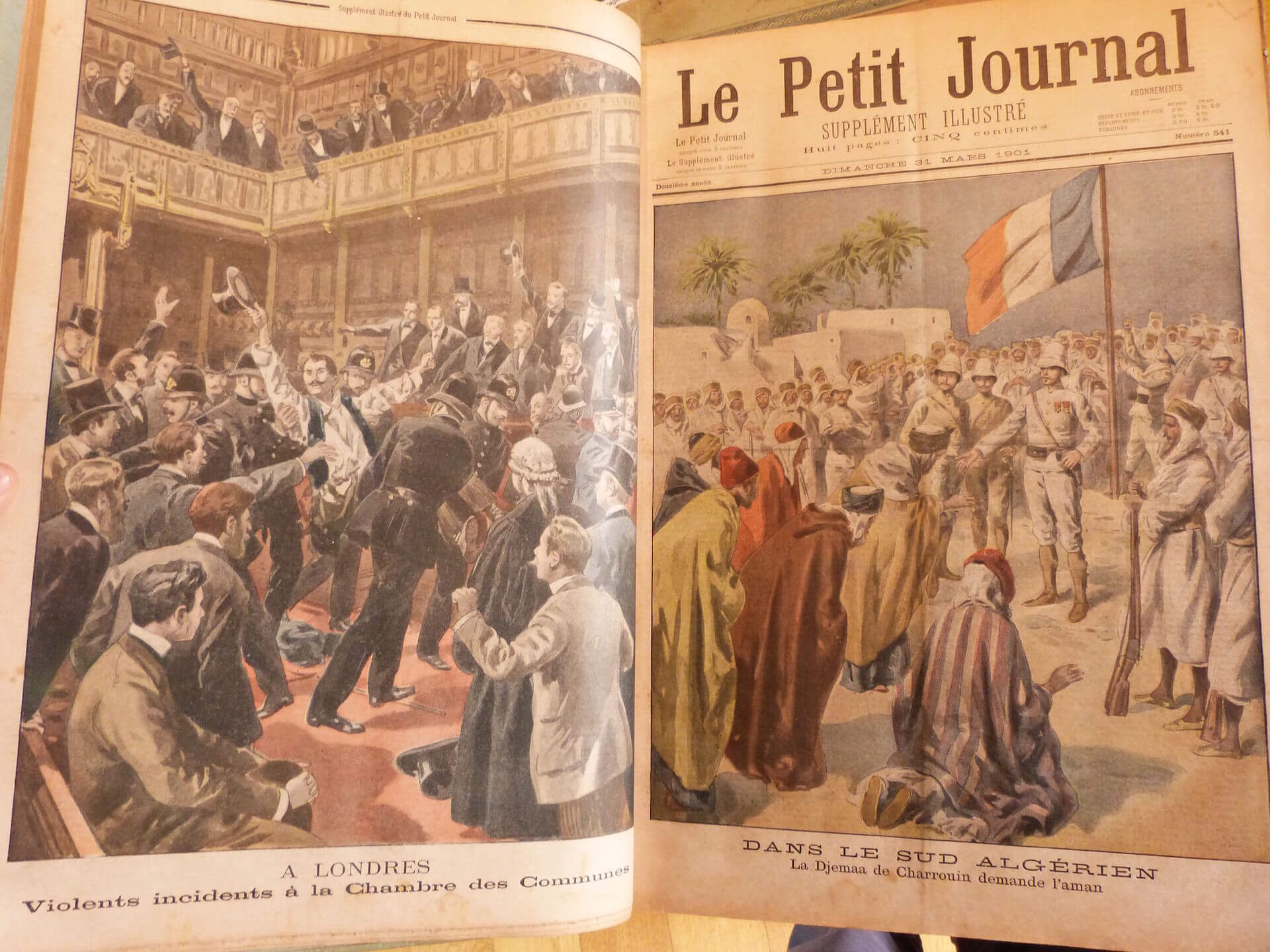 LE PETIT JOURNAL supplément illustré 1901. Du n° 529 au n° 580. 12ème année.