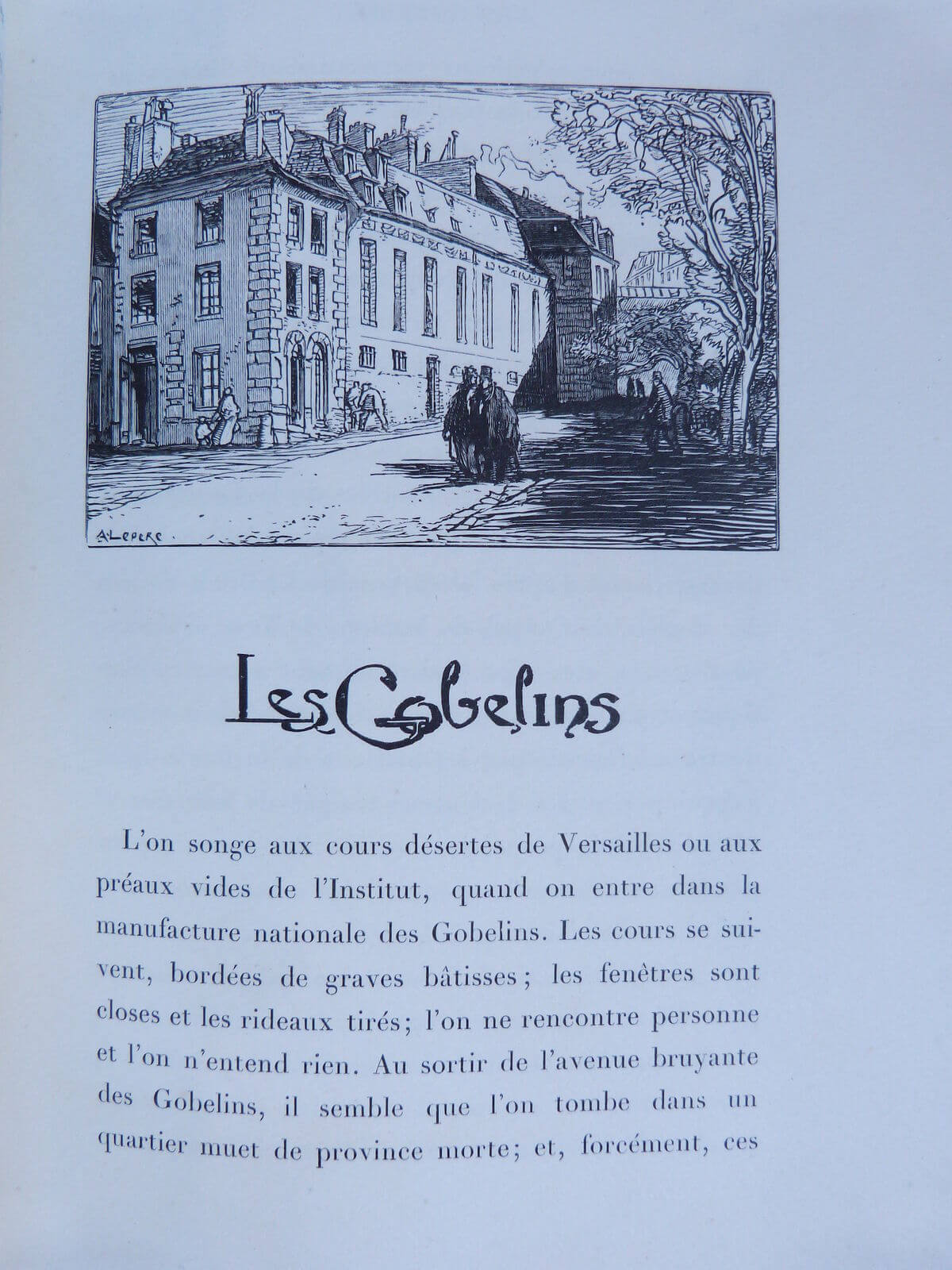 La Bièvre. Les Gobelins. Saint-Séverin
