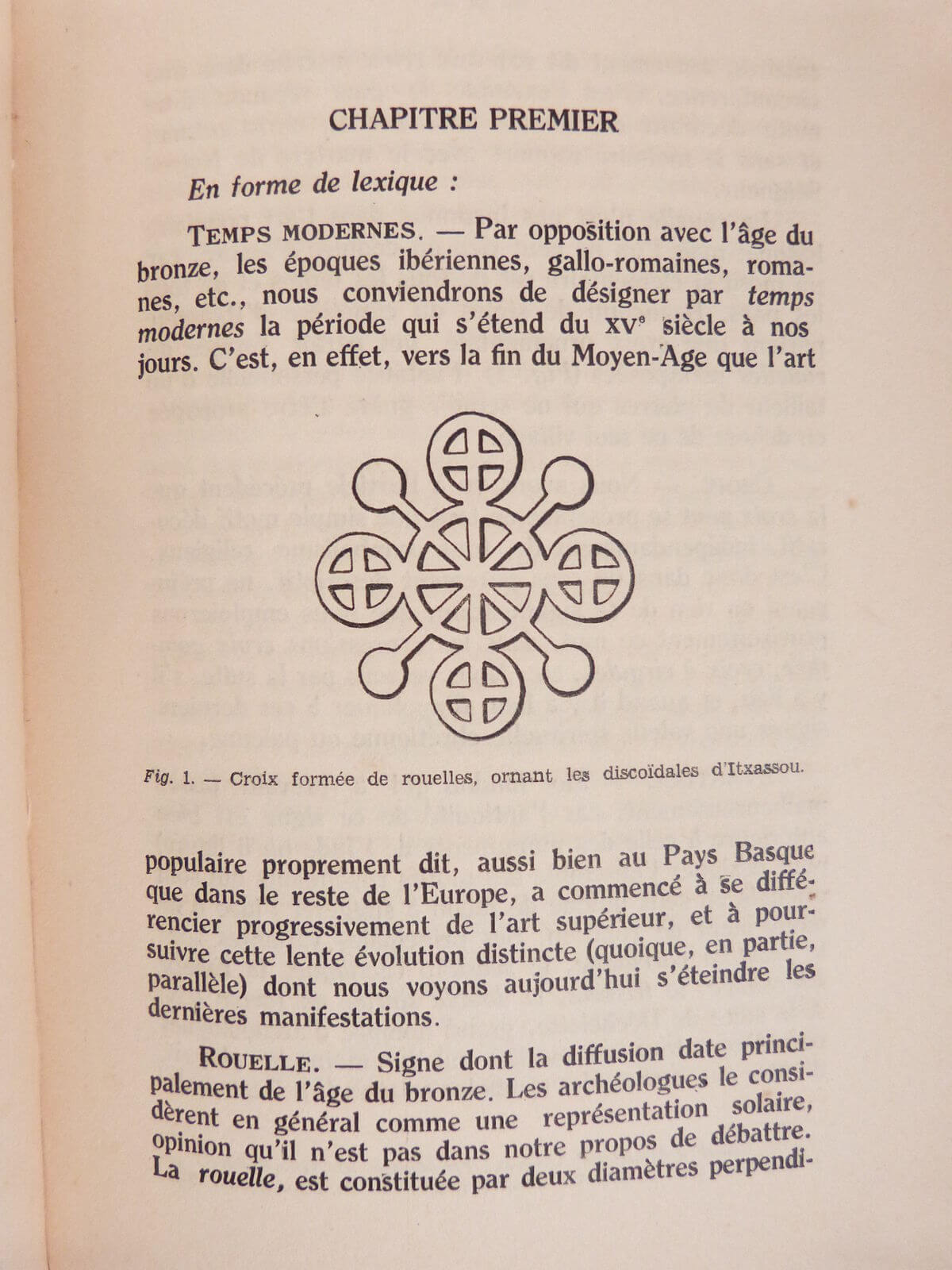 La croix à virgule dite Croix Basque