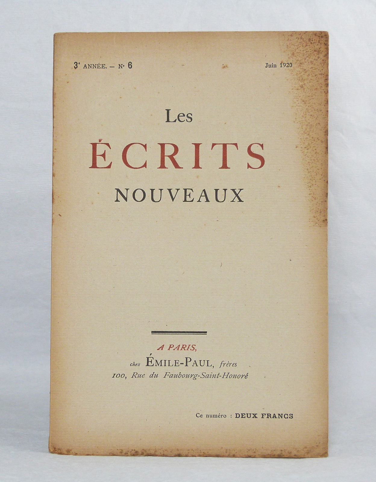Les écrits nouveaux