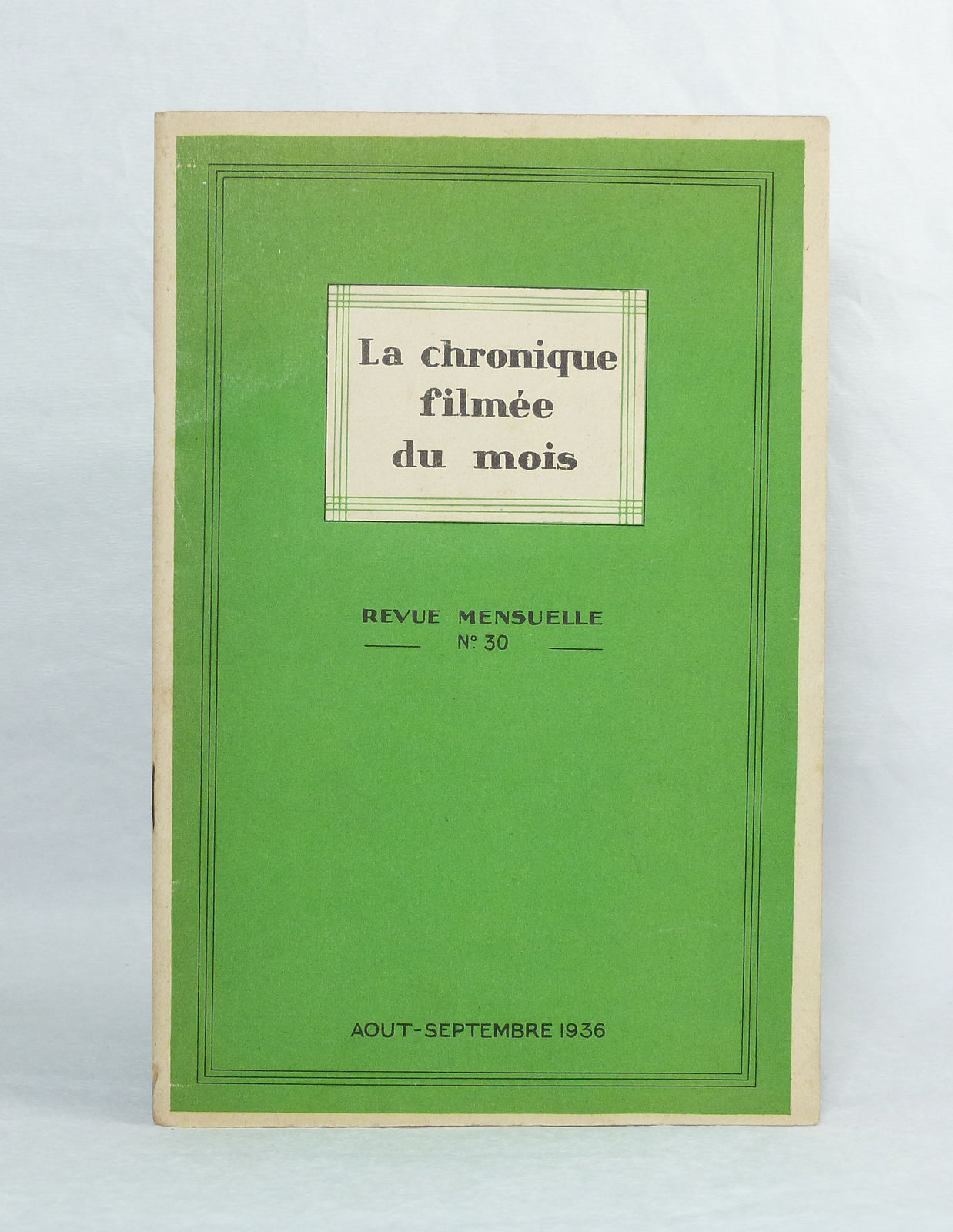 La chronique filmée du mois