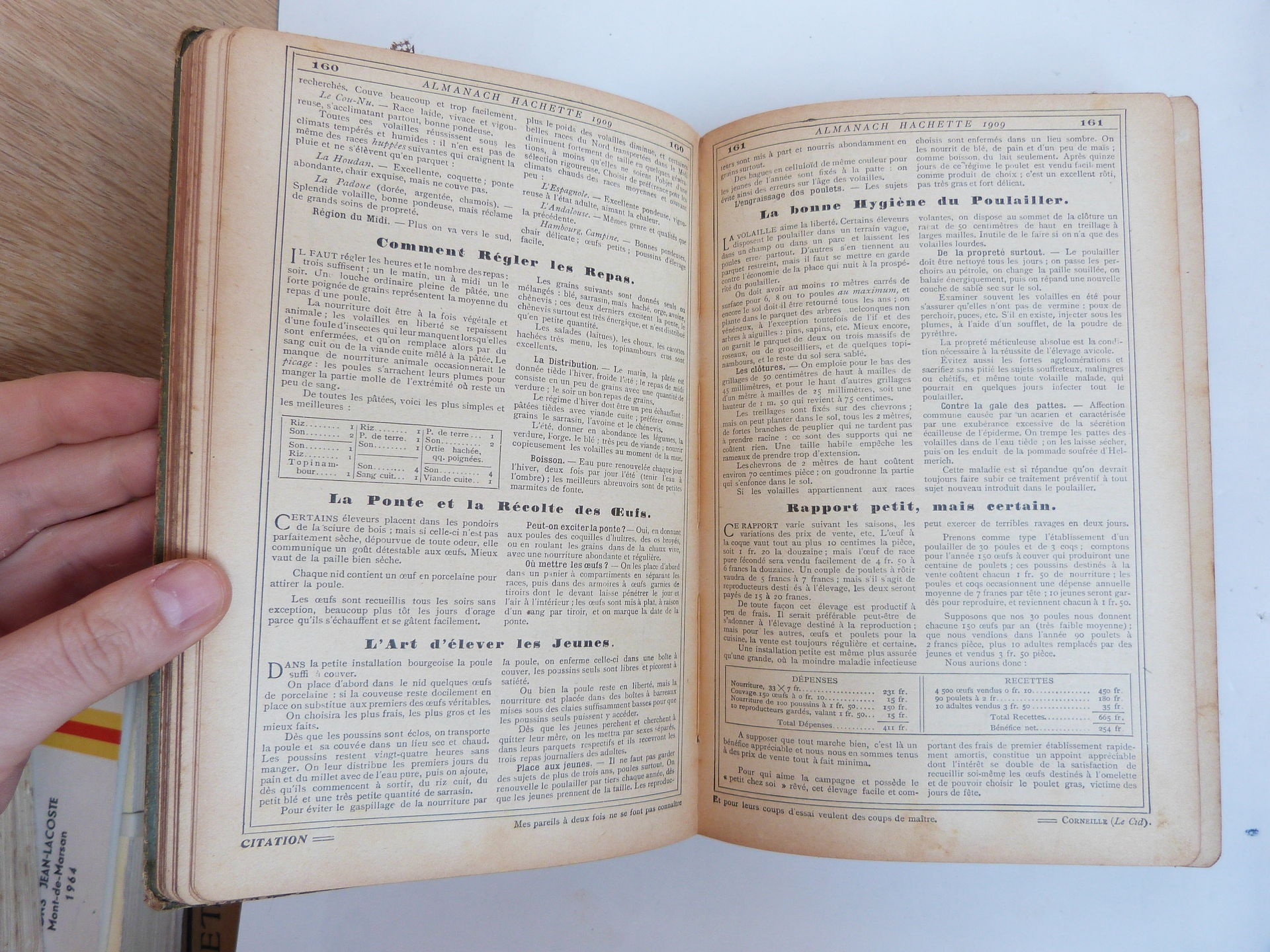 Almanach Hachette 1909