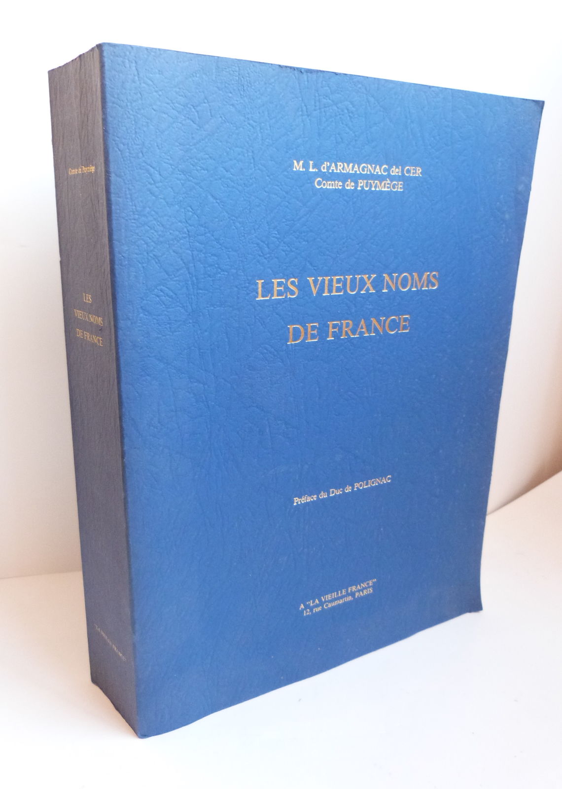 Les vieux noms de France