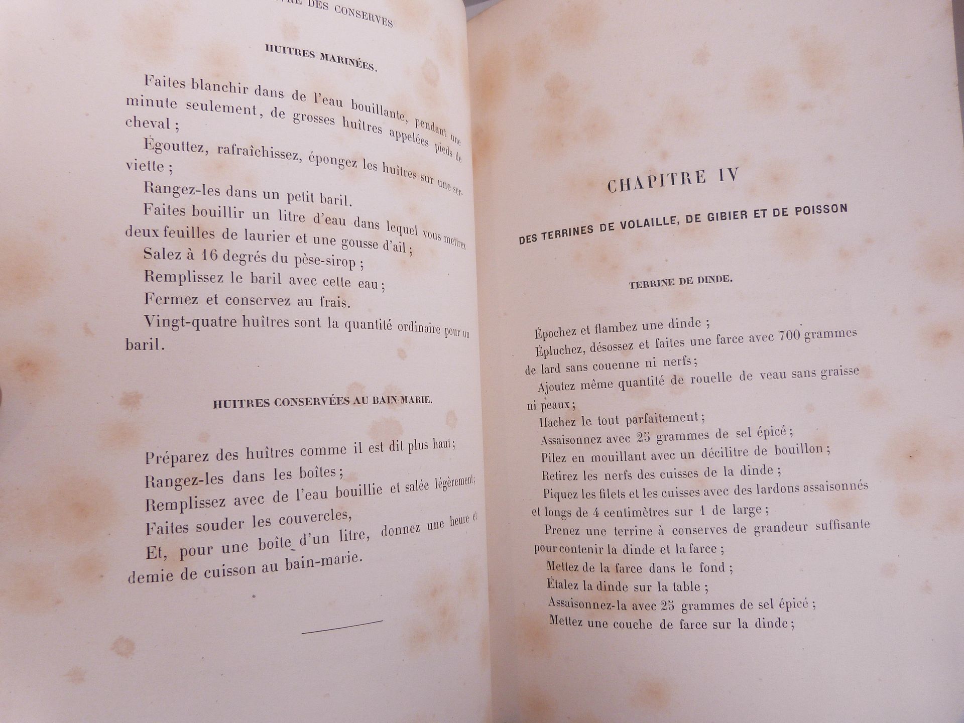 Le livre des conserves