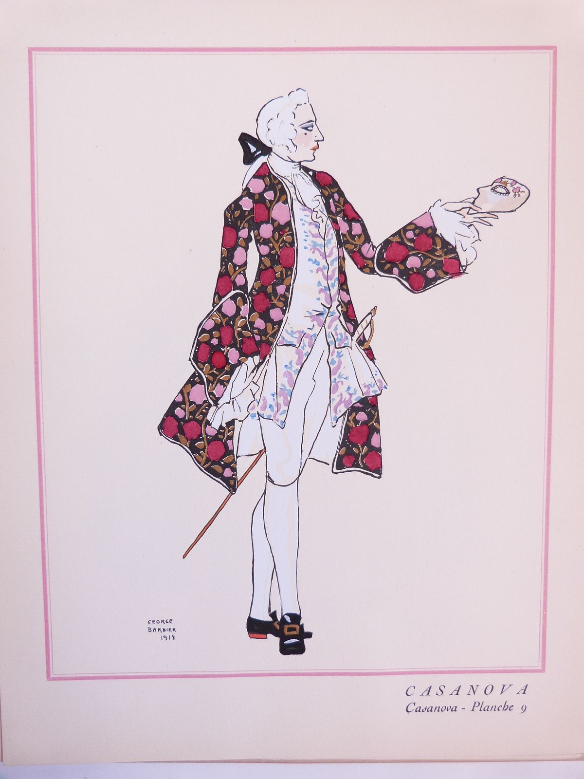 Panorama dramatique, Casanova. Décors et costumes.