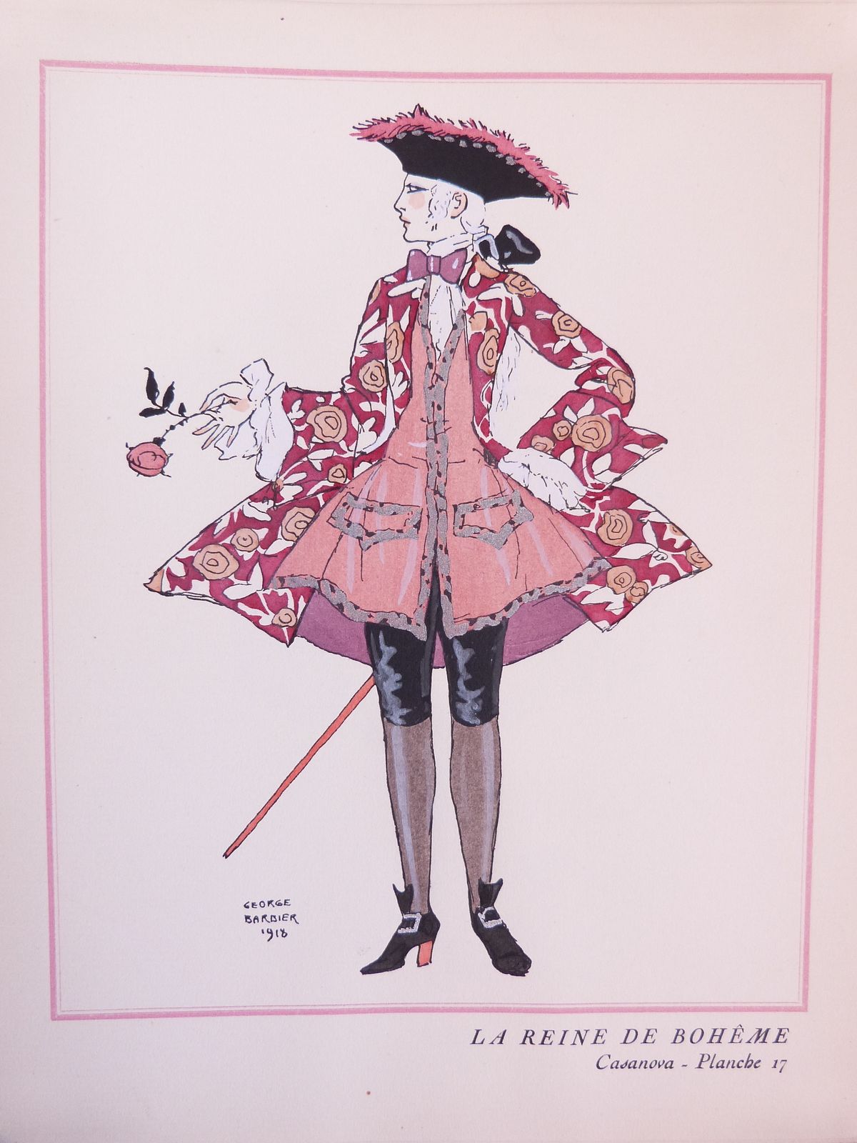 Panorama dramatique, Casanova. Décors et costumes.