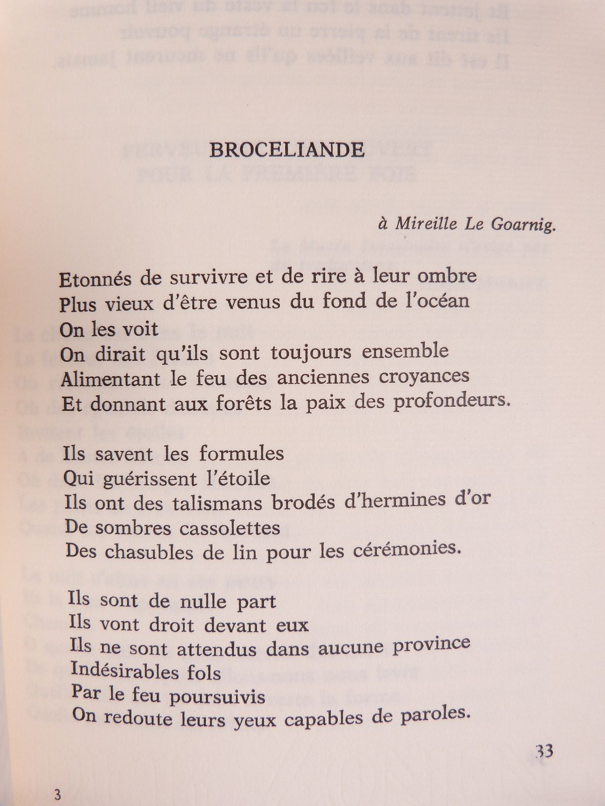 Le Songe et le sang