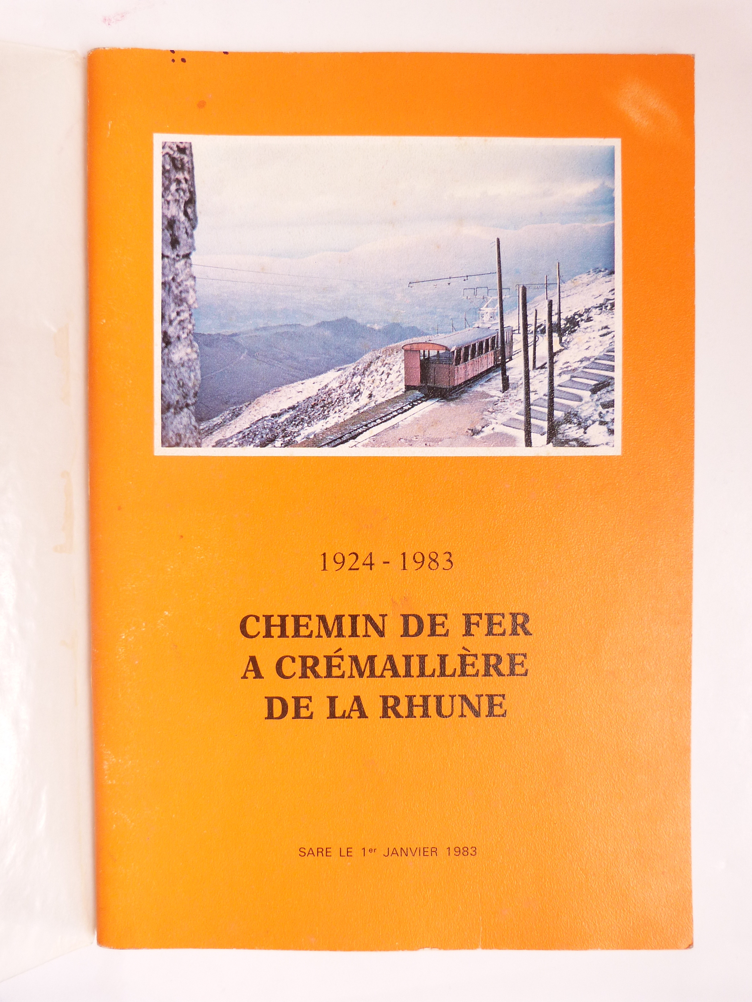 Chemin de fer à crémaillère de la Rhune. 1924-1983.