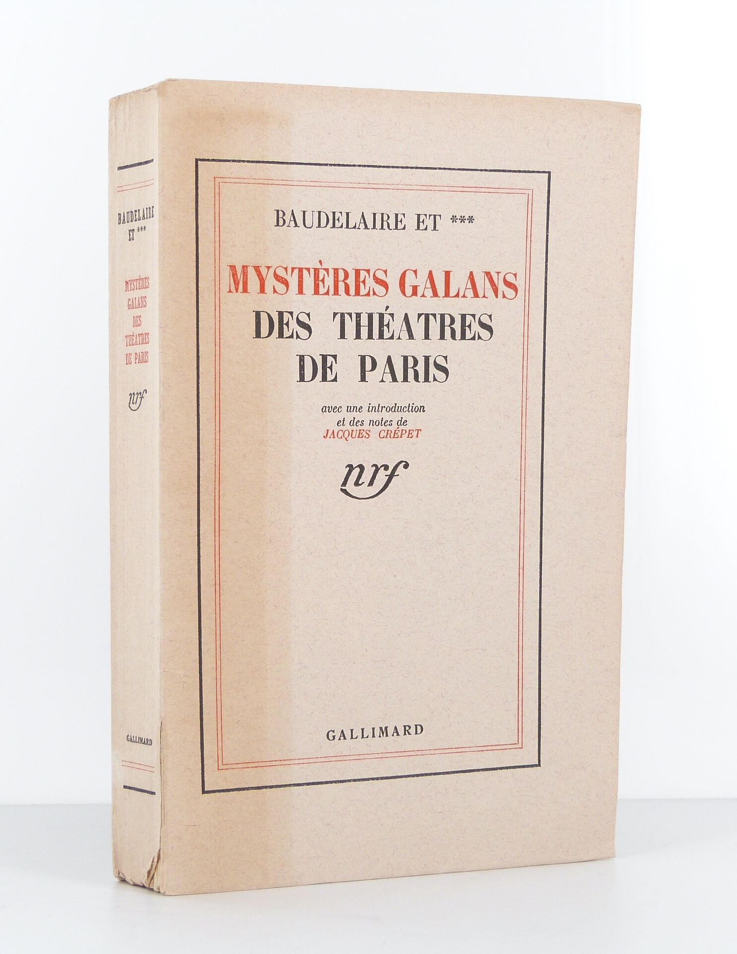 Mystères galans des théâtres de Paris