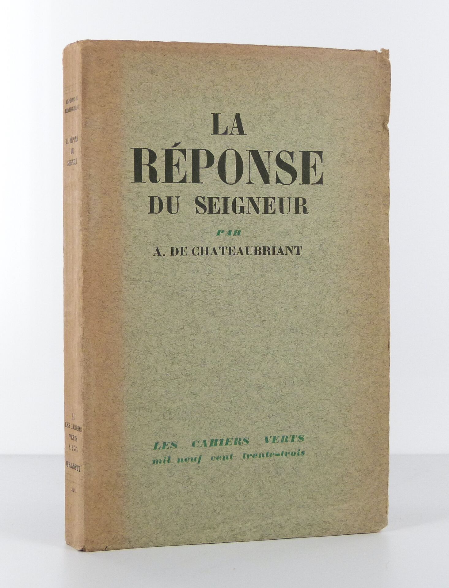 La réponse du seigneur.