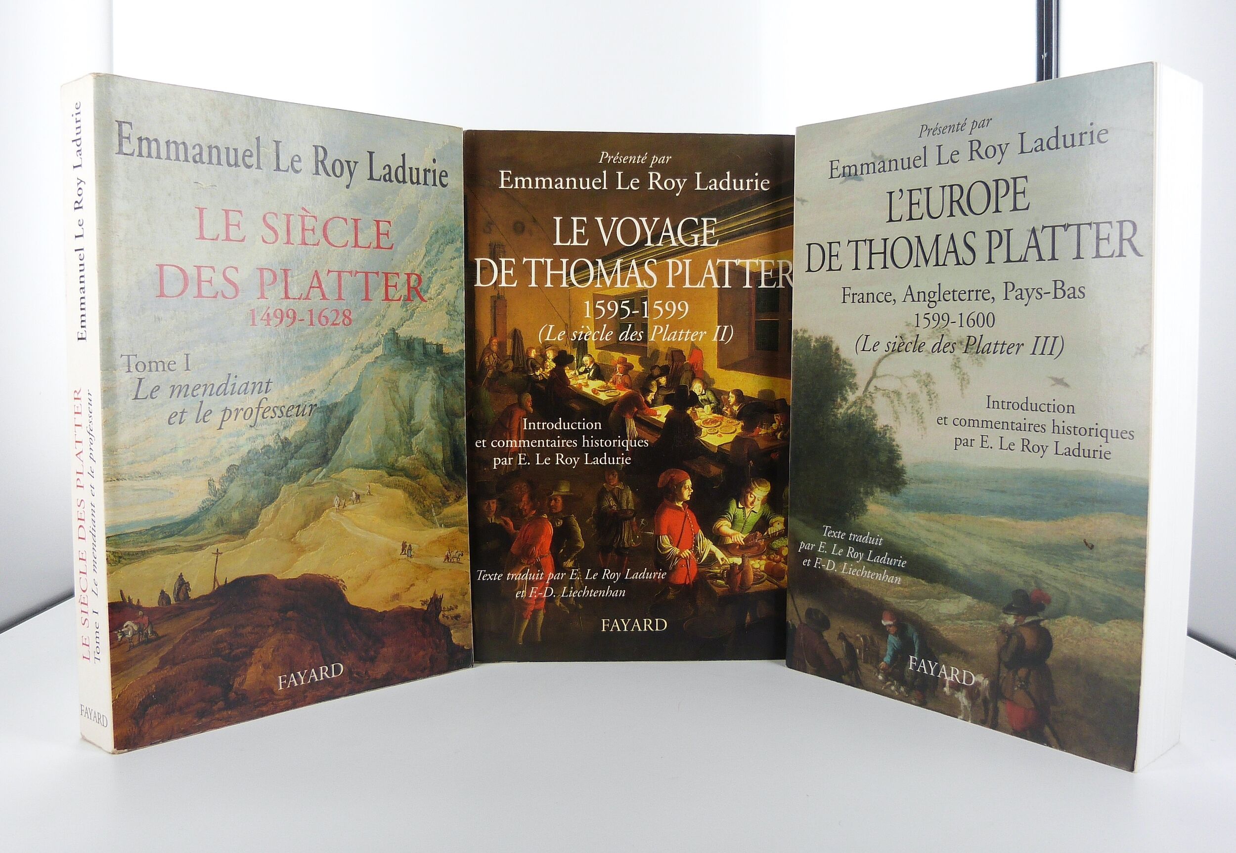 Le siècle des Platter - 3 tomes.