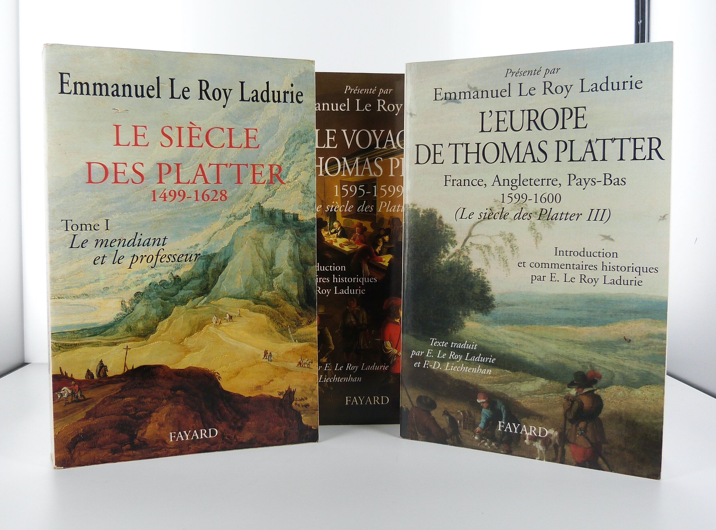 Le siècle des Platter - 3 tomes.