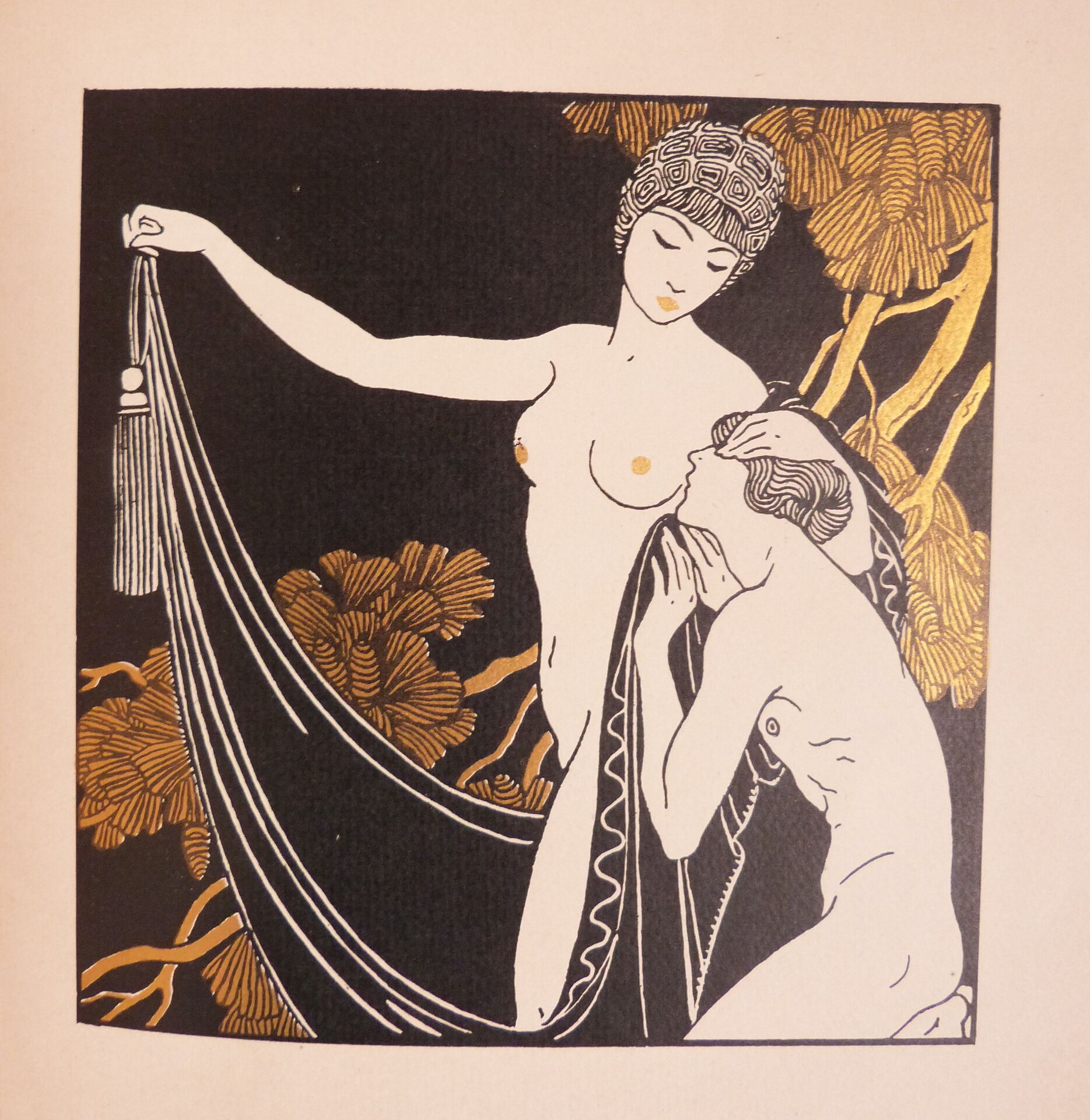 Dix-sept dessins de George Barbier sur le Cantique des Cantiques