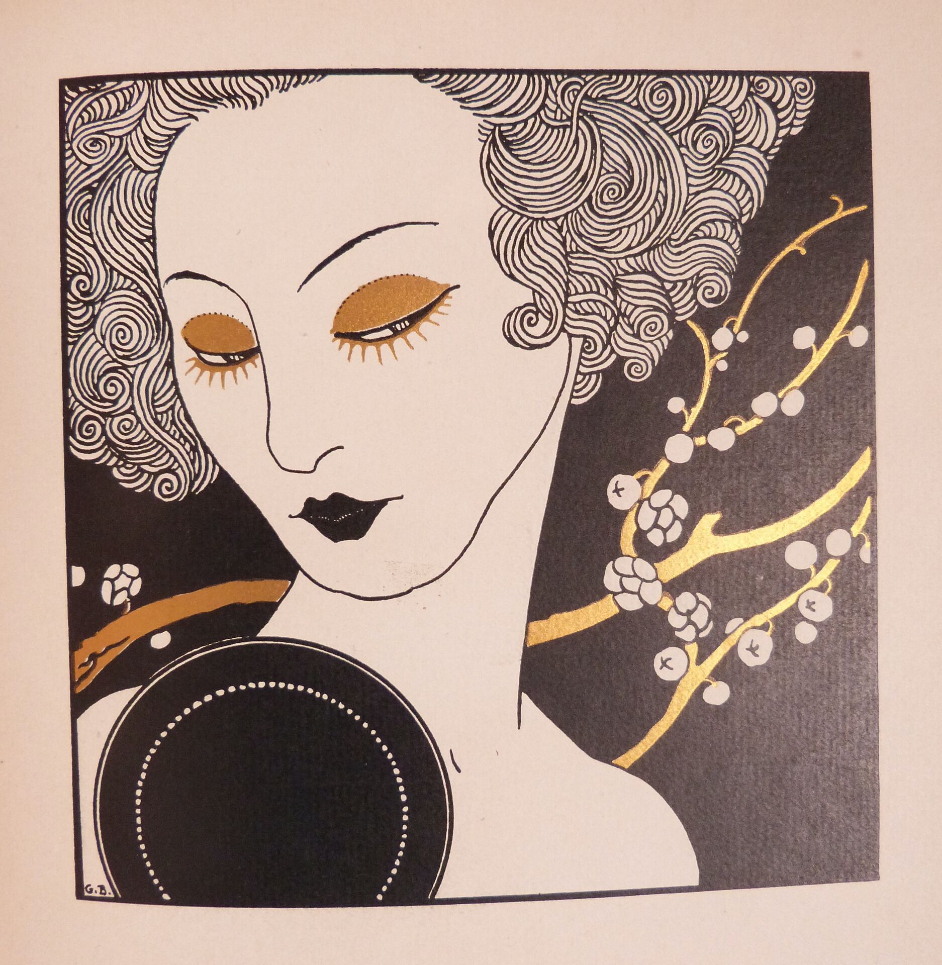 Dix-sept dessins de George Barbier sur le Cantique des Cantiques