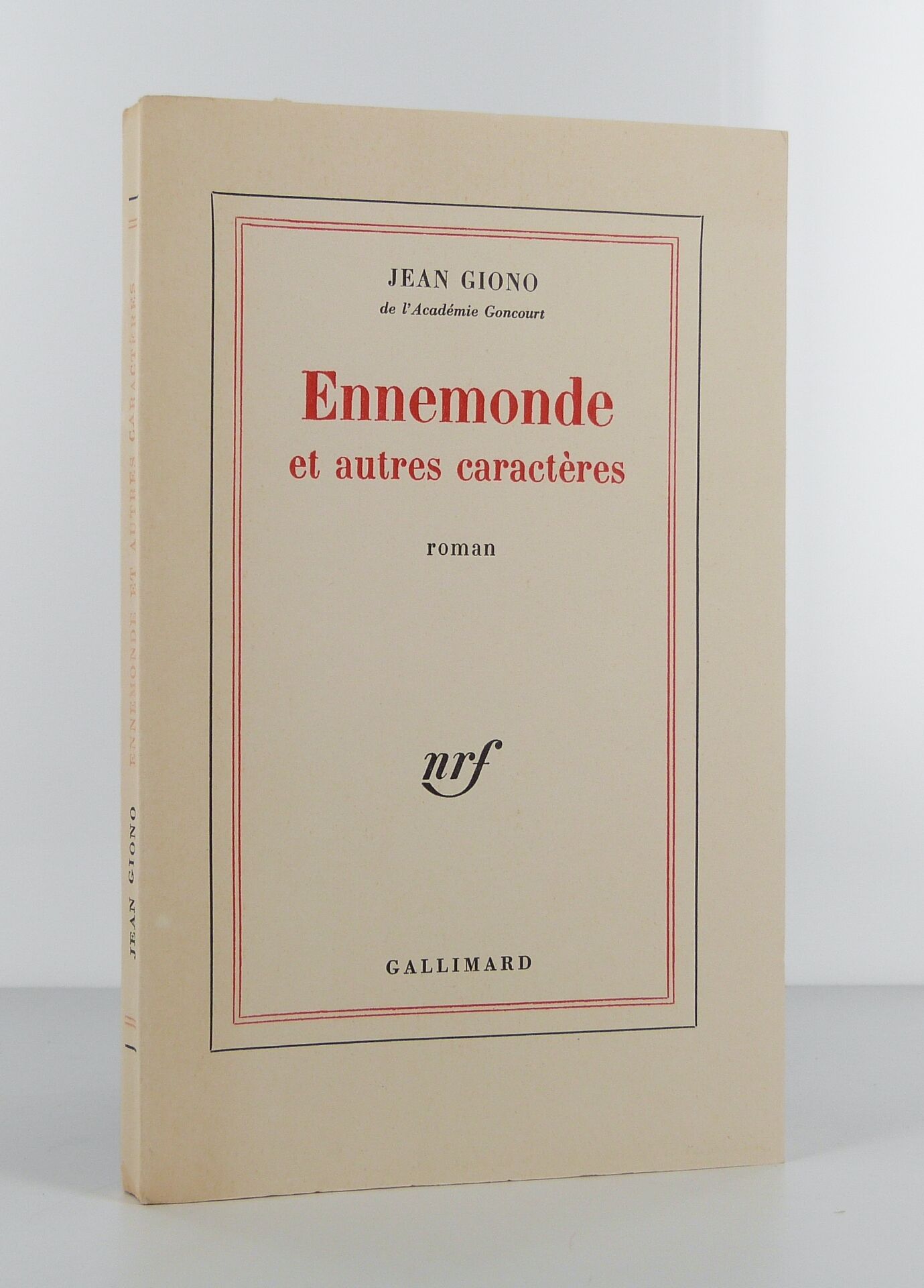 Jean Gono Ennemonde Et Autres Caractères Roman Nrf Gallmard 1968 | EBay
