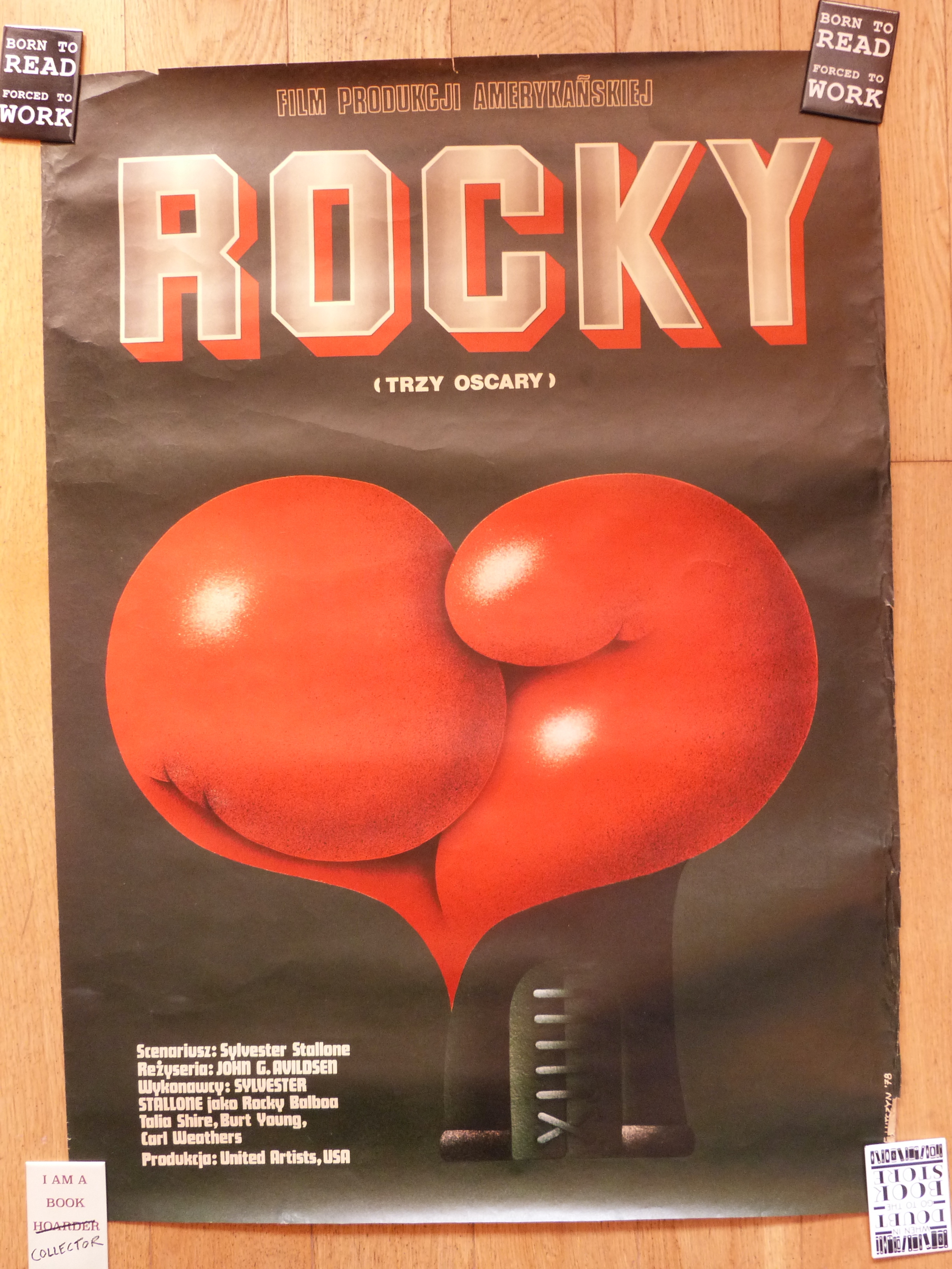 Affiche de cinéma polonaise : Rocky