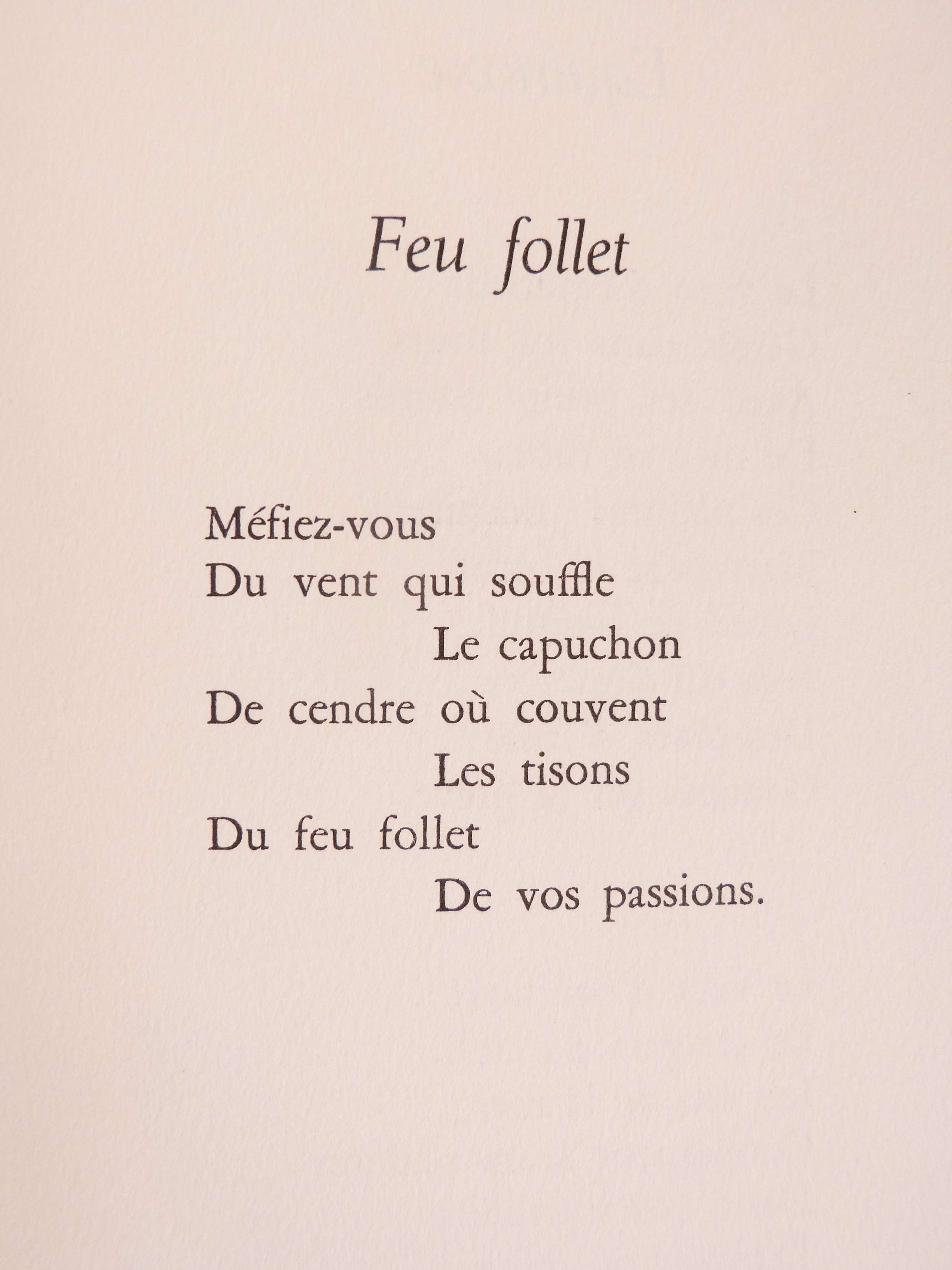Ce fier exil, poèmes