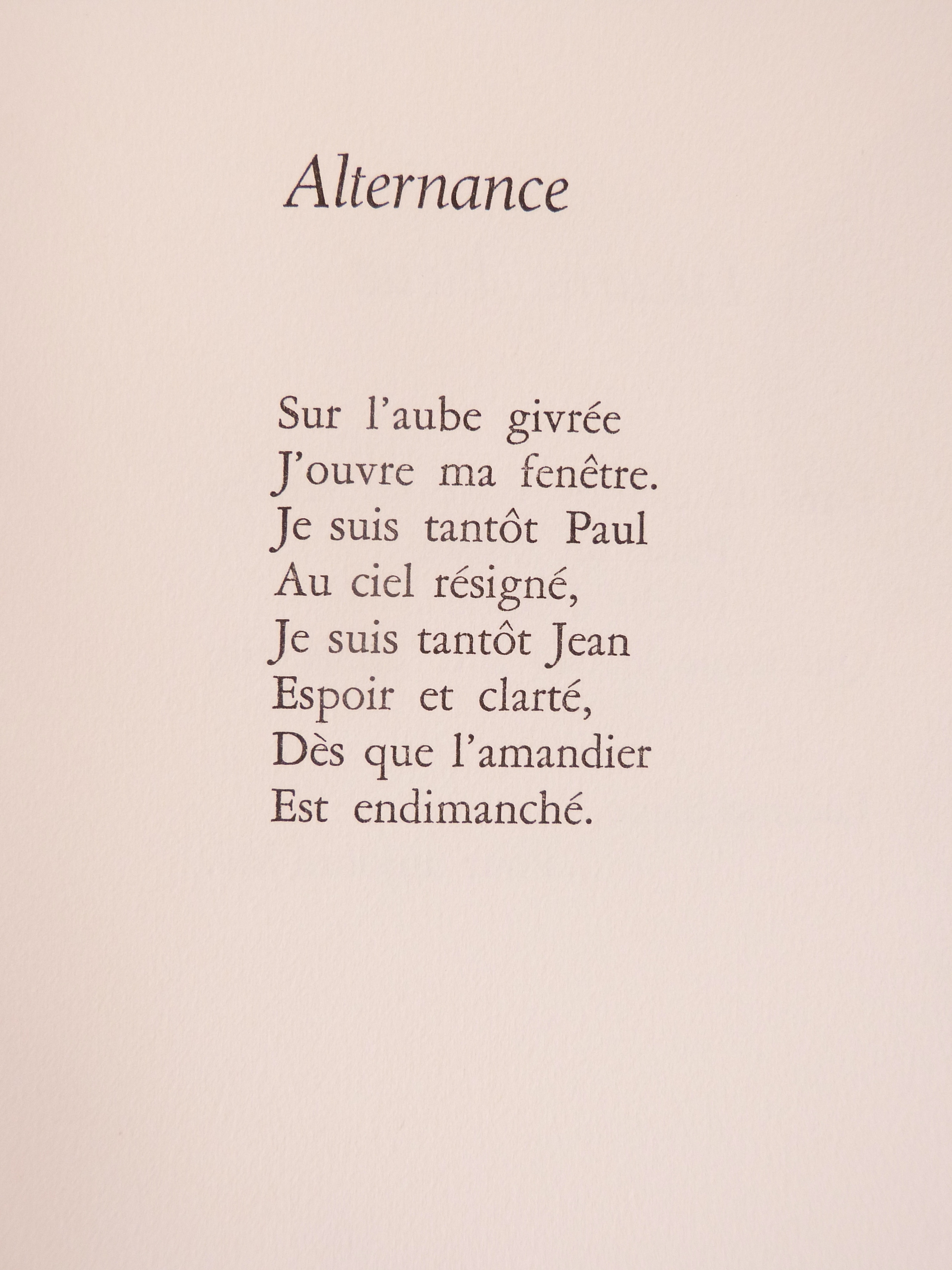 Ce fier exil, poèmes