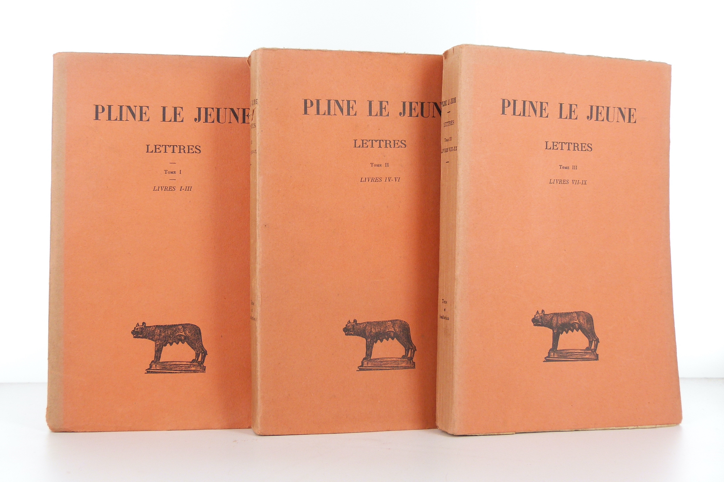 Pline le Jeune. Lettres. Livres I-III. Livres IV-VI. Livres VII-IX.