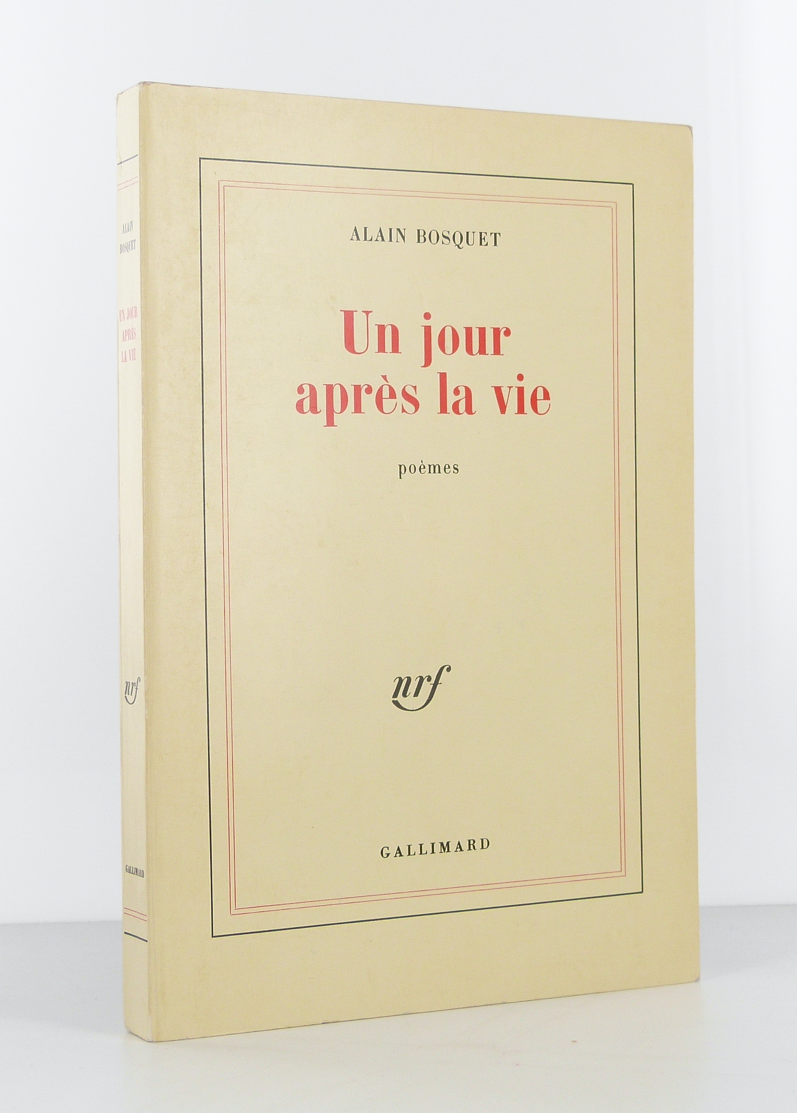 Un jour après la vie. Poèmes.
