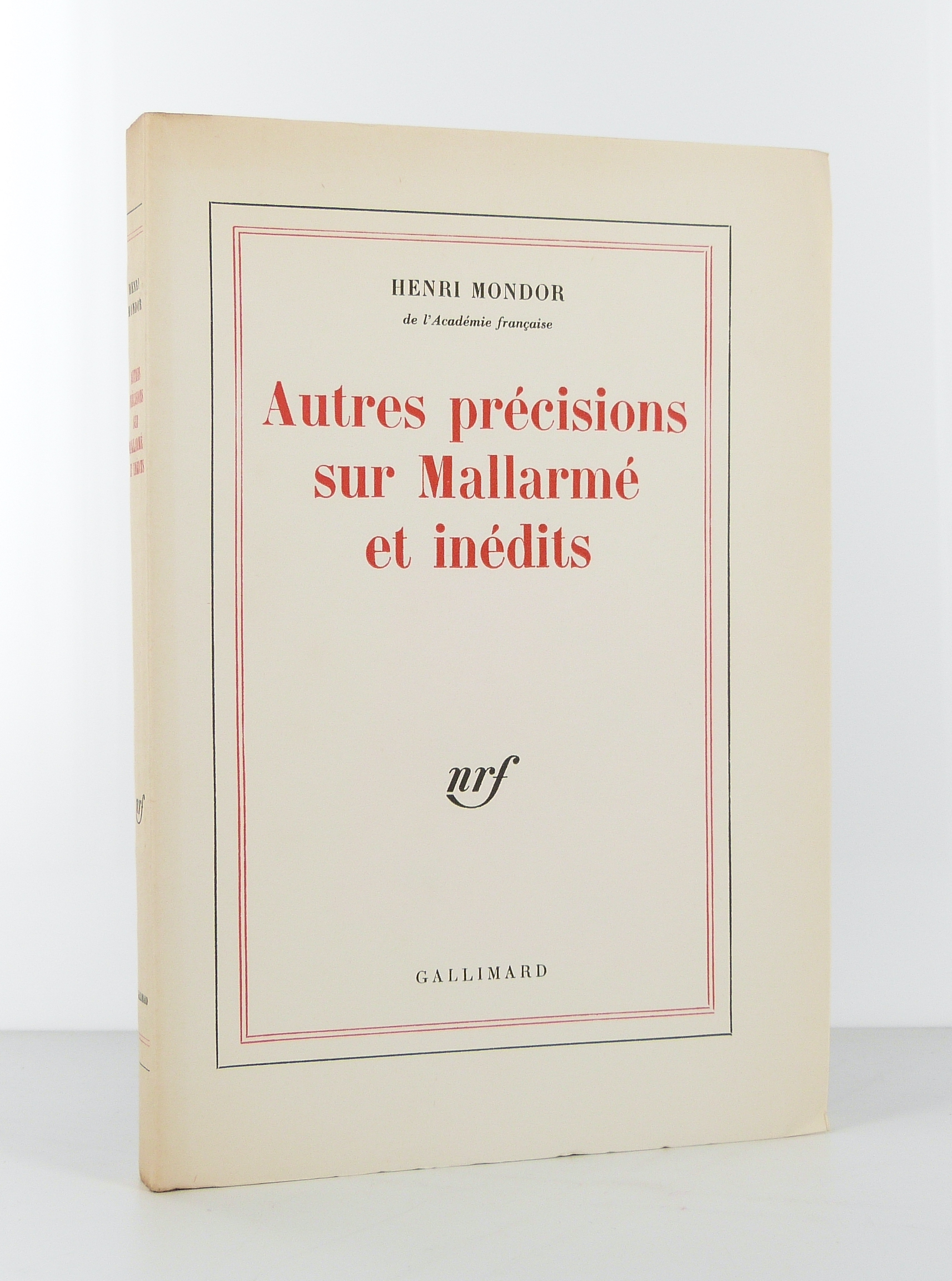 Autres précisions sur Mallarmé et inédits