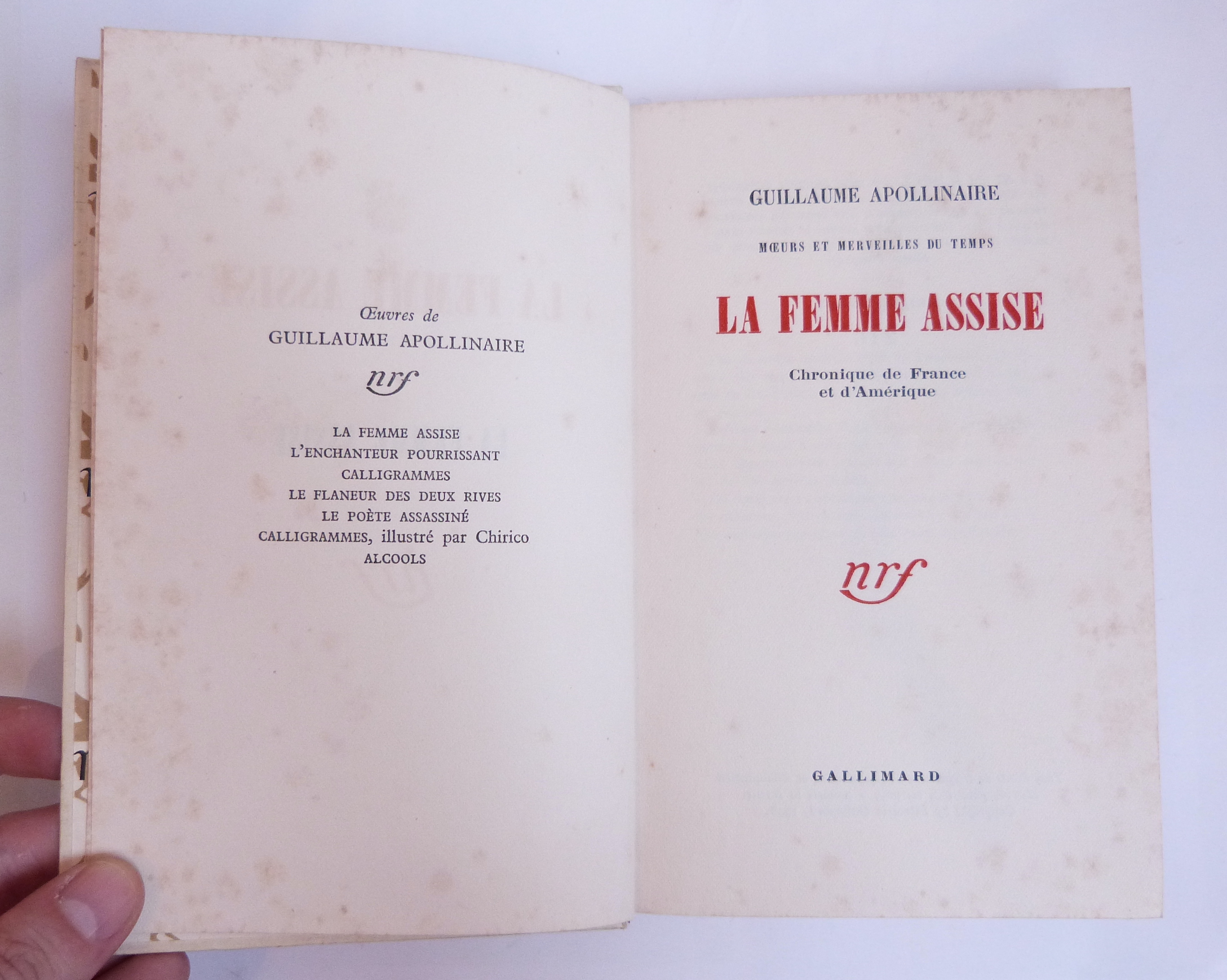 La femme assise.