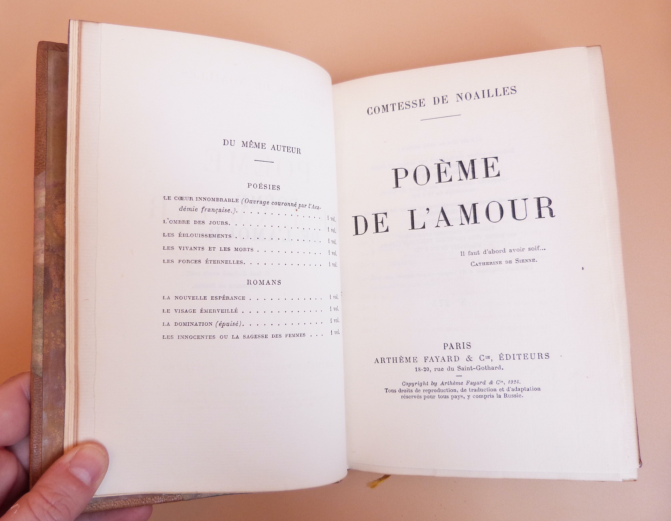 Poème de l'amour