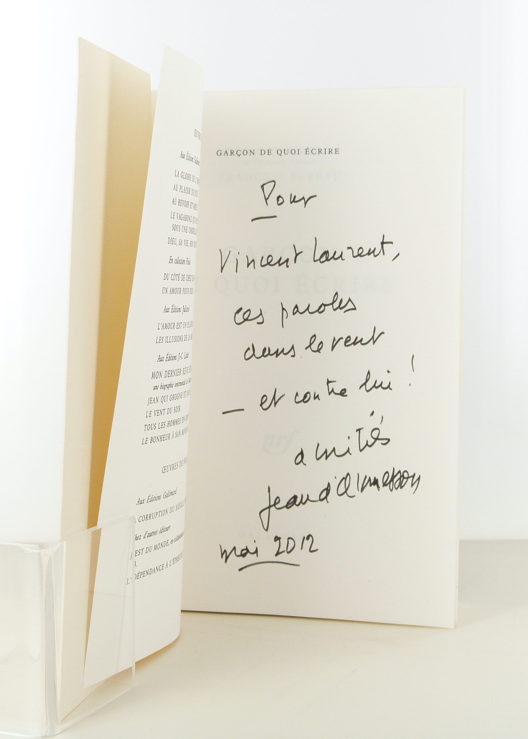 Garçon de quoi écrire