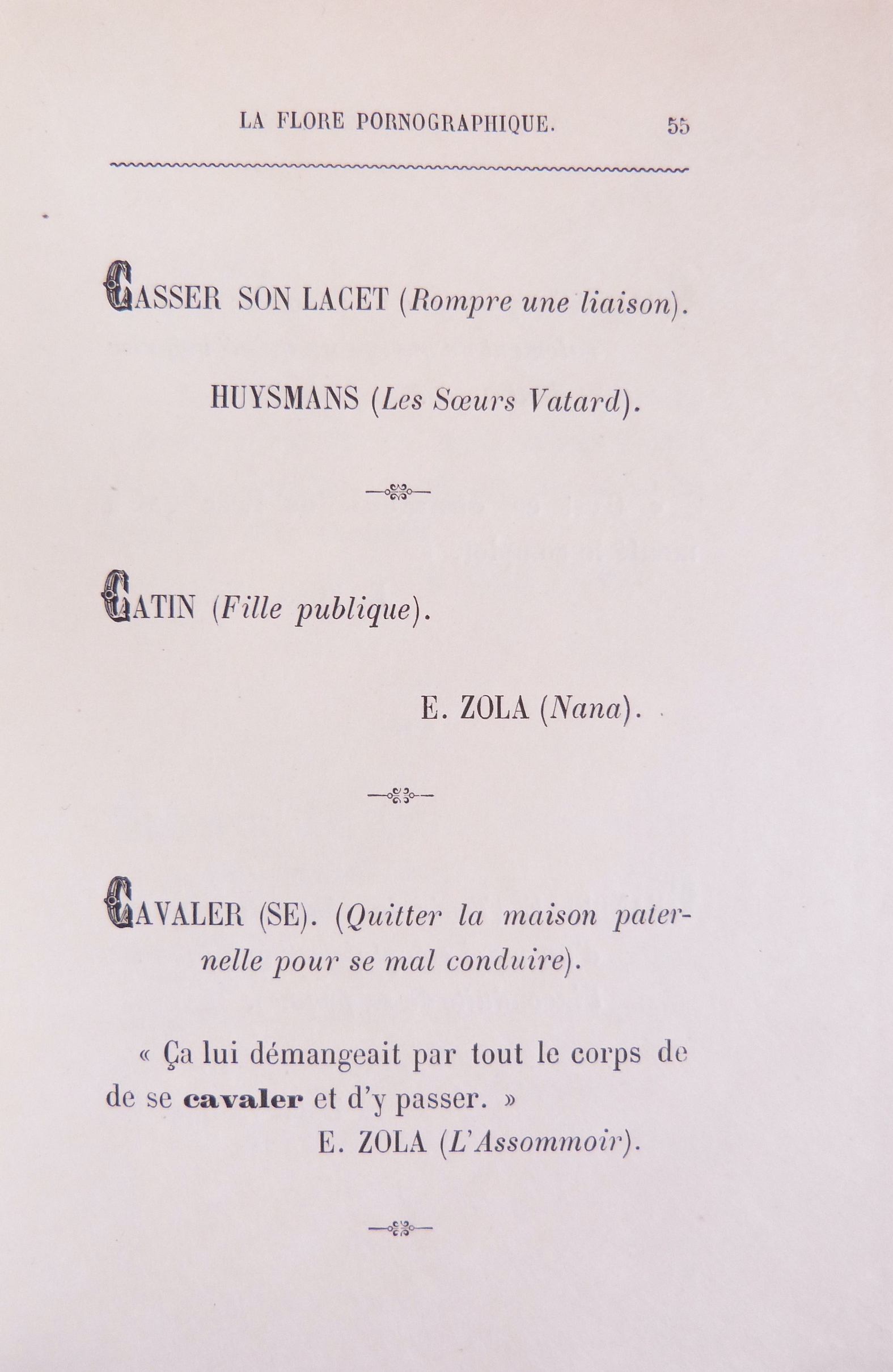 La flore pornographique