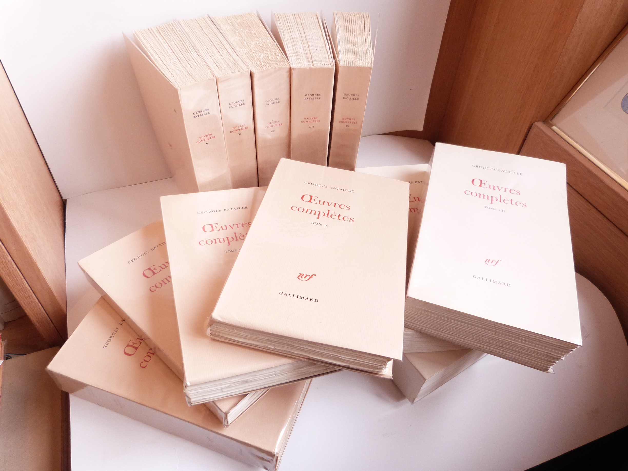 Ensemble complet des 12 tomes des œuvres complètes de Georges Bataille