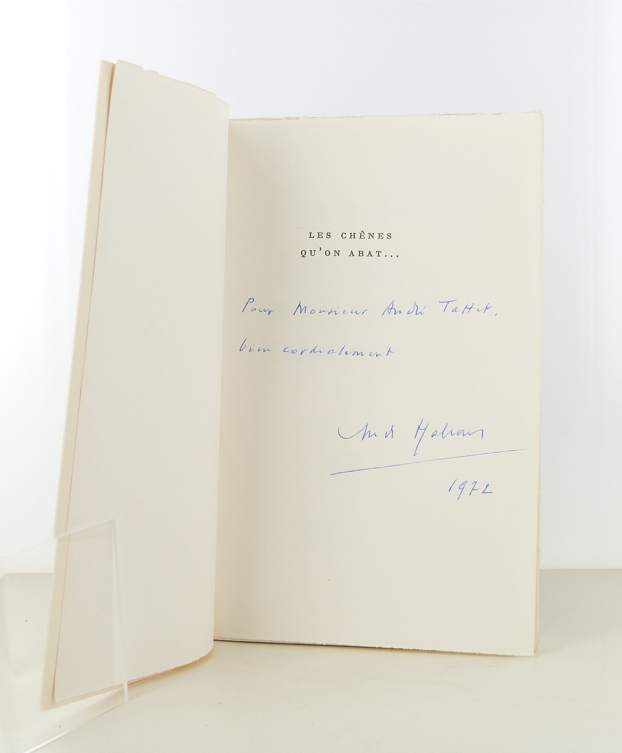 Les chênes qu'on abat...