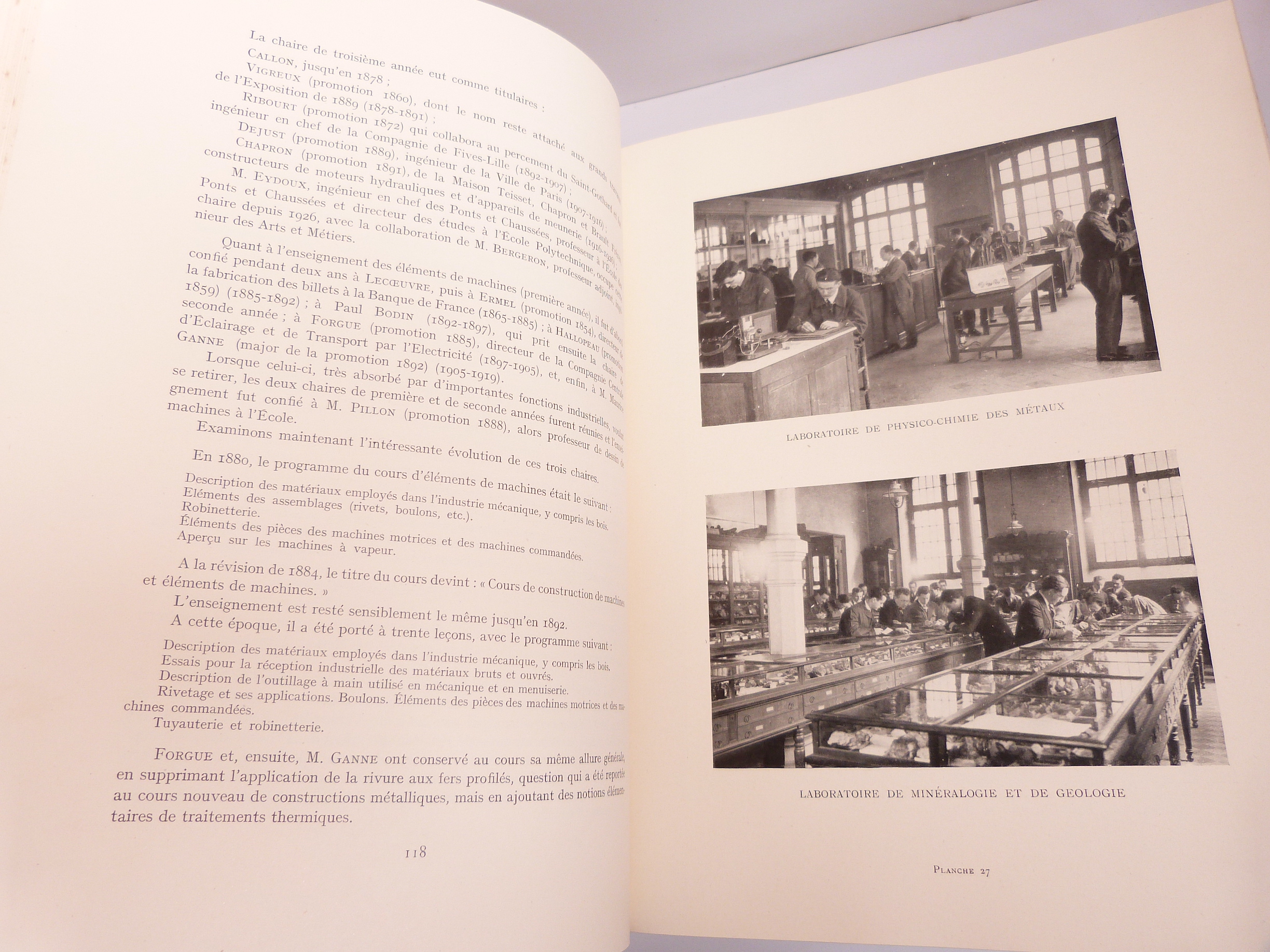 Cent ans de la vie de l'École Centrale des arts et Manufactures 1829-1929