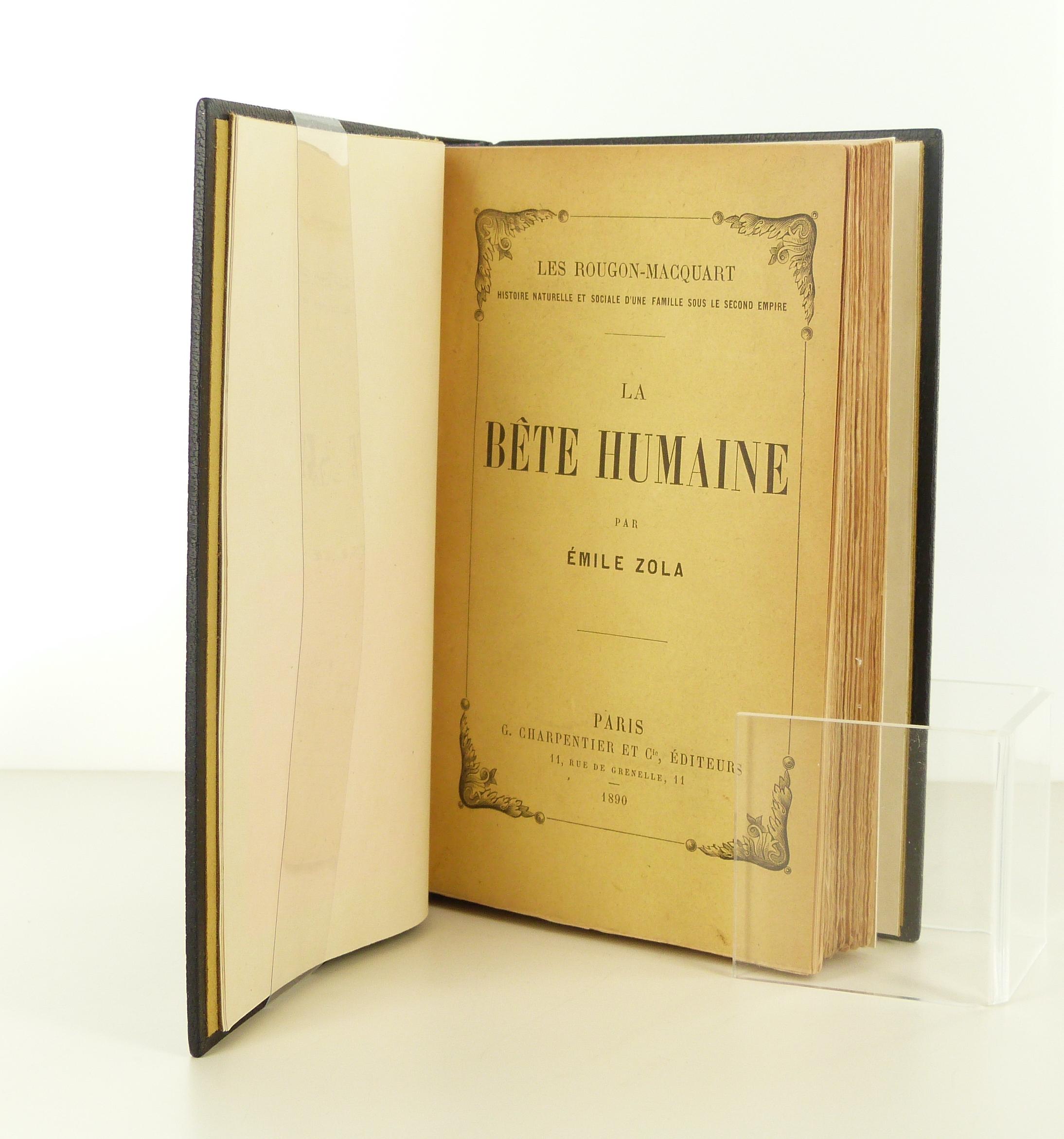 La Bête humaine Zola édition originale, Japon