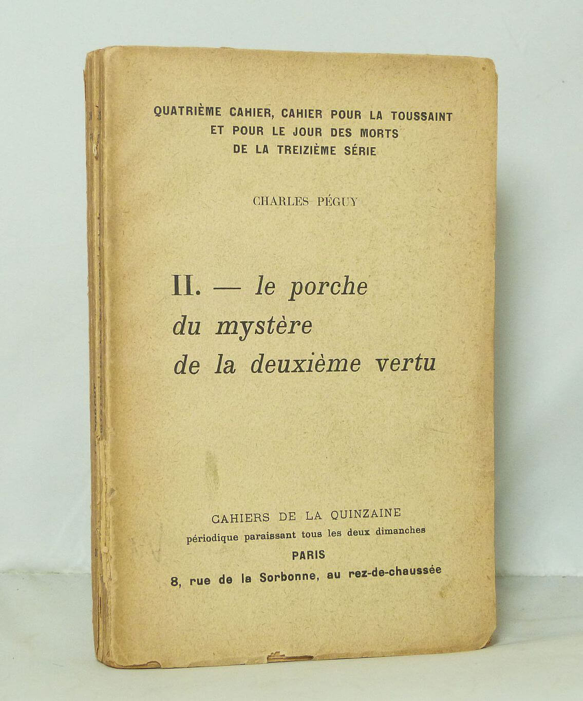 Le porche du mystère de la deuxième vertu.