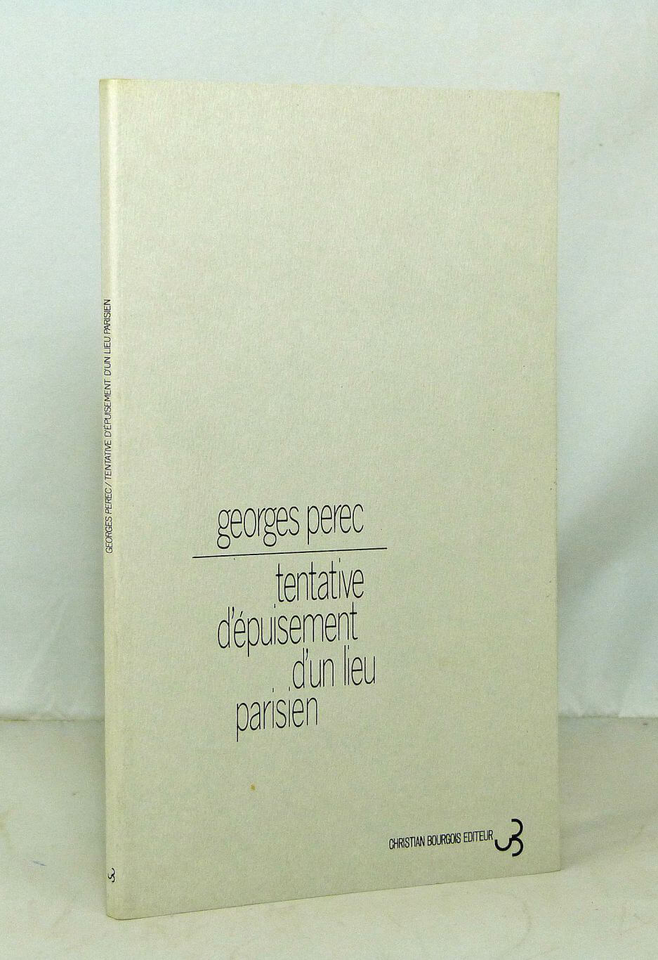 Tentative d'épuisement d'un lieu parisien