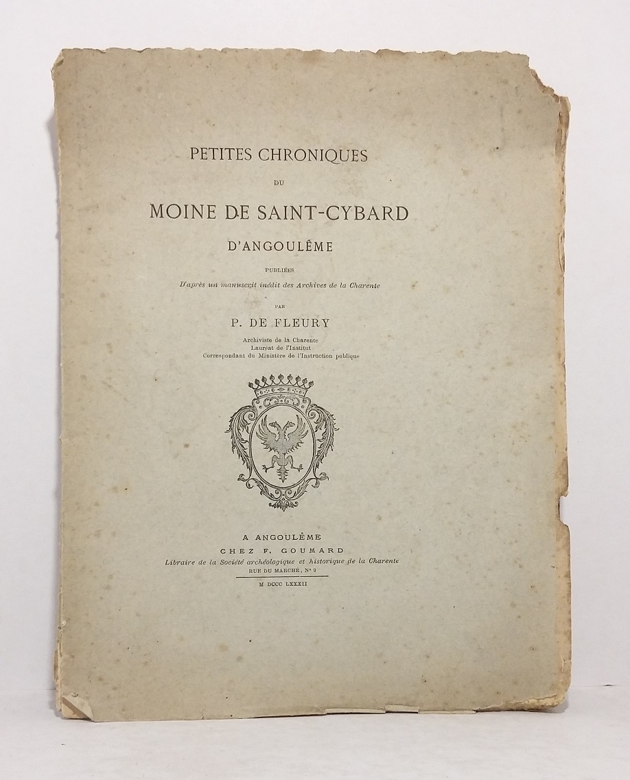 Petites chroniques du Moine de Saint-Cybard d'Angoulême