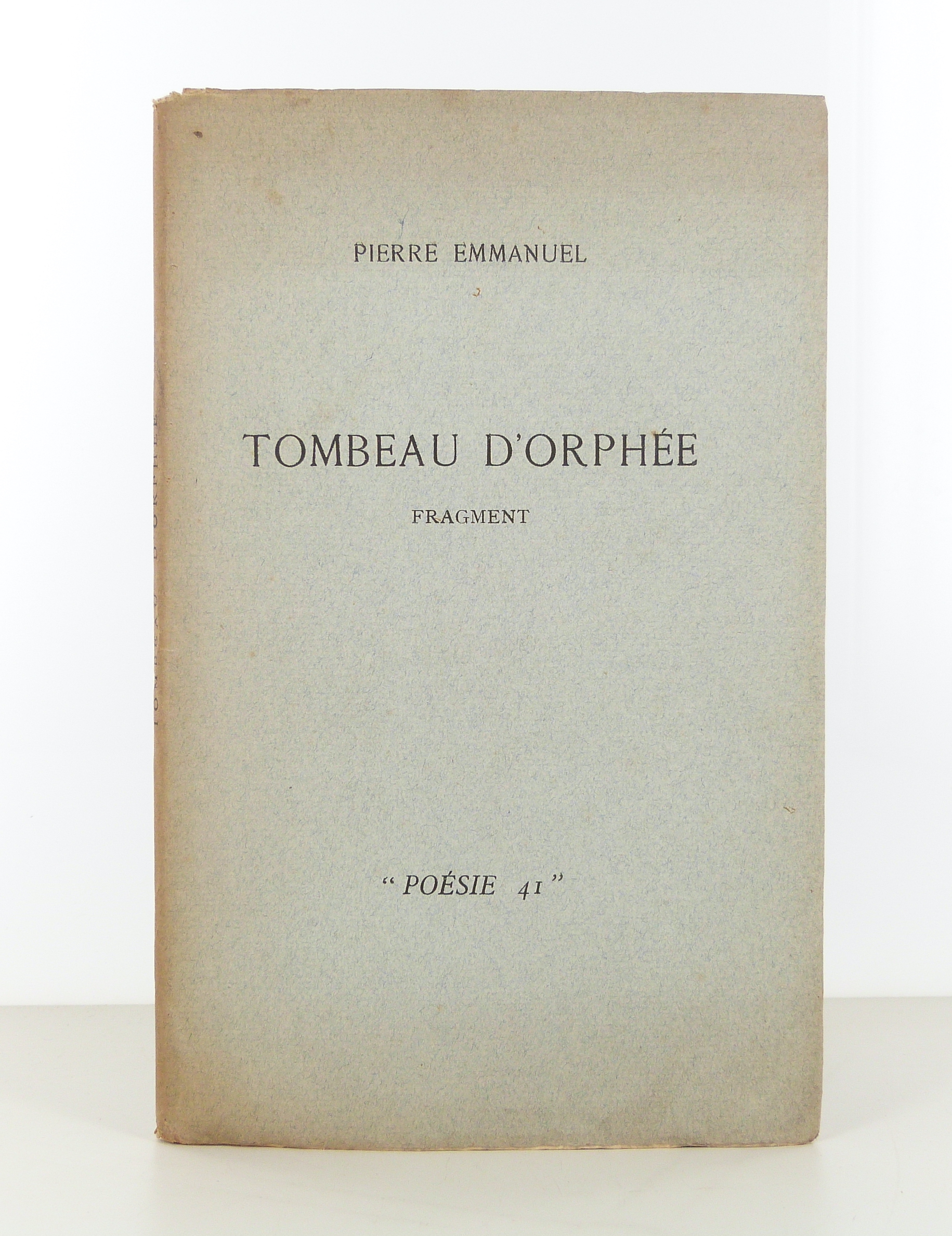 Tombeau d'Orphée. Fragment.