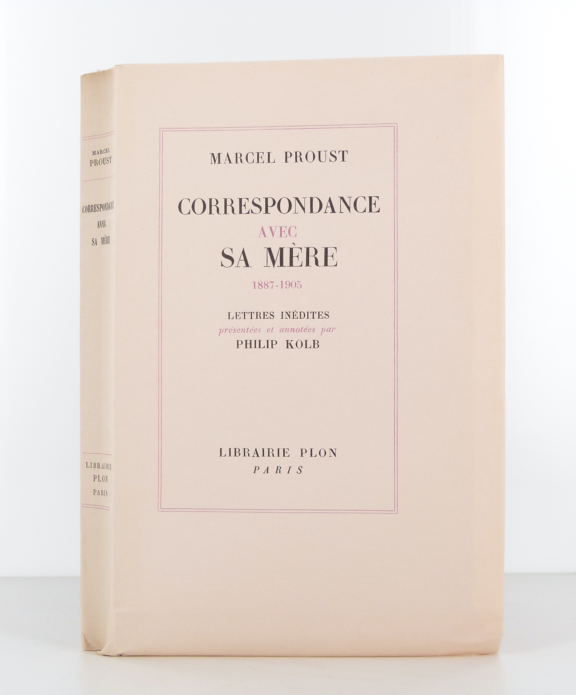 Correspondance avec sa mère 1887-1905