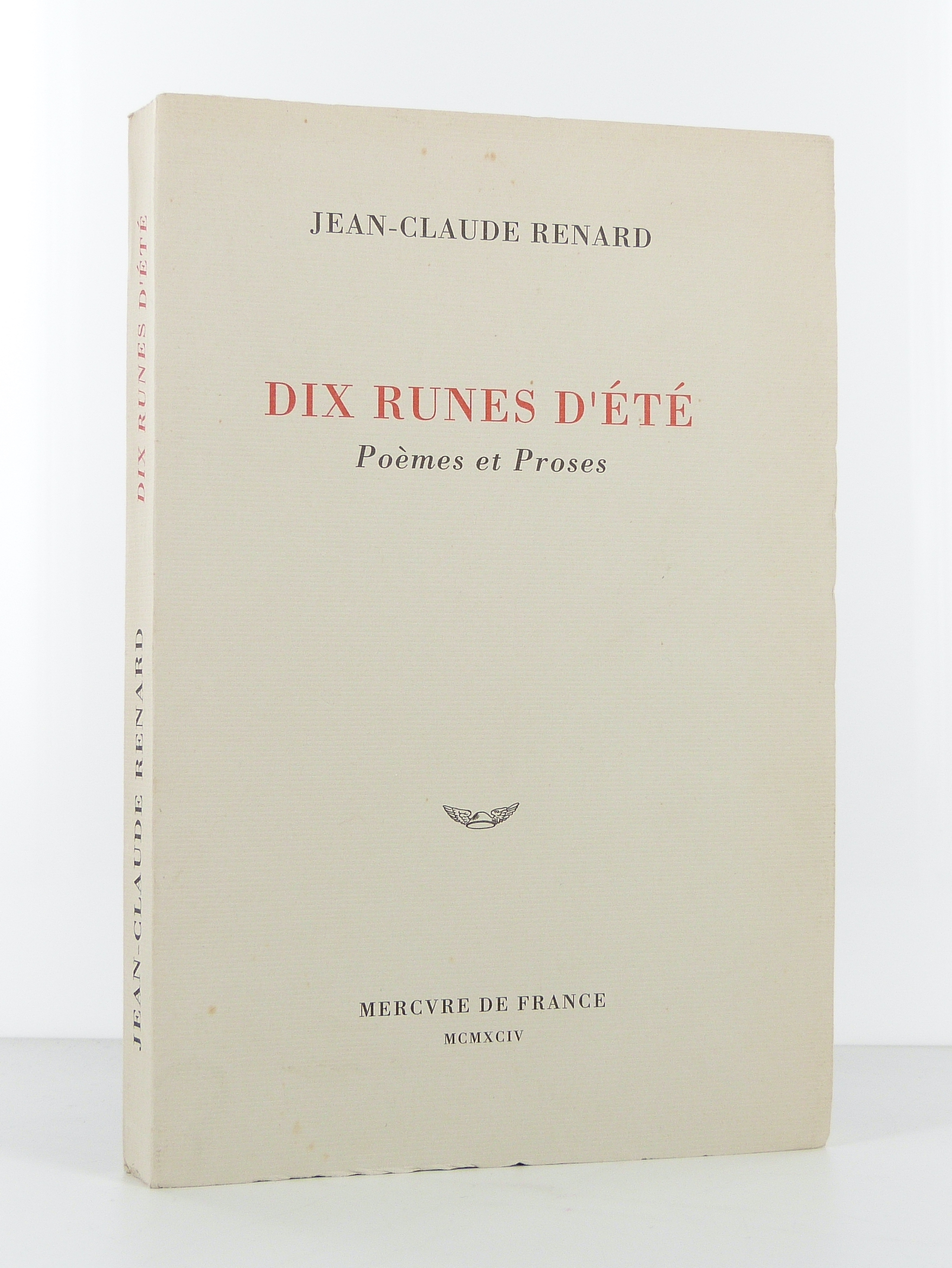 Dix runes d'été. Poèmes et Proses. 